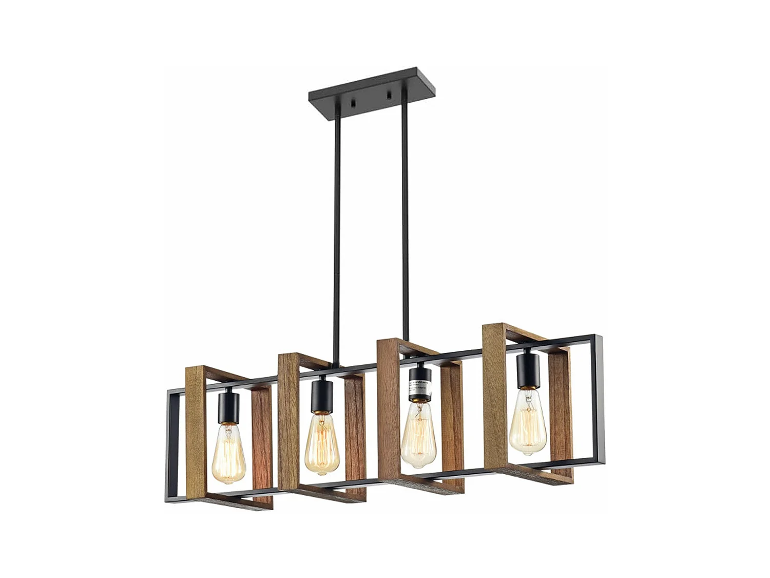 Lampe Suspendue Toolight App1583-4Cp Black Brown