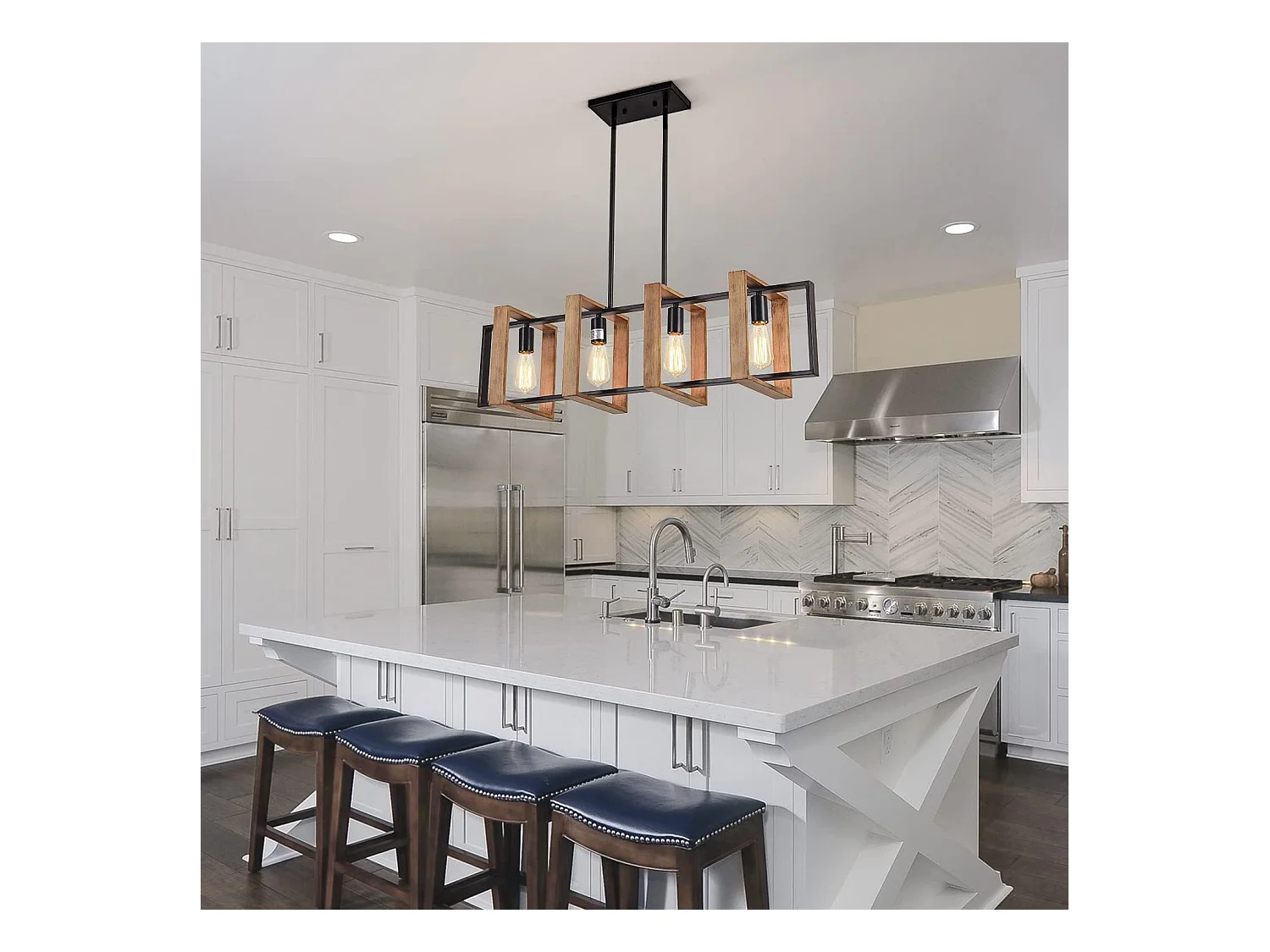 Lampe Suspendue Toolight App1583-4Cp Black Brown