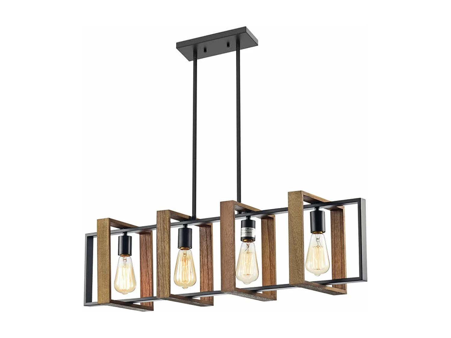 Lampe Suspendue Toolight App1583-4Cp Black Brown