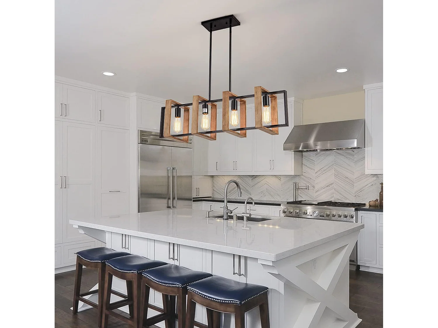 Lampe Suspendue Toolight App1583-4Cp Black Brown