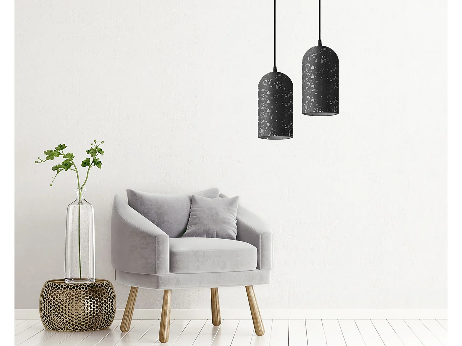 Lampe Suspendue Toolight App997-1Cp Black