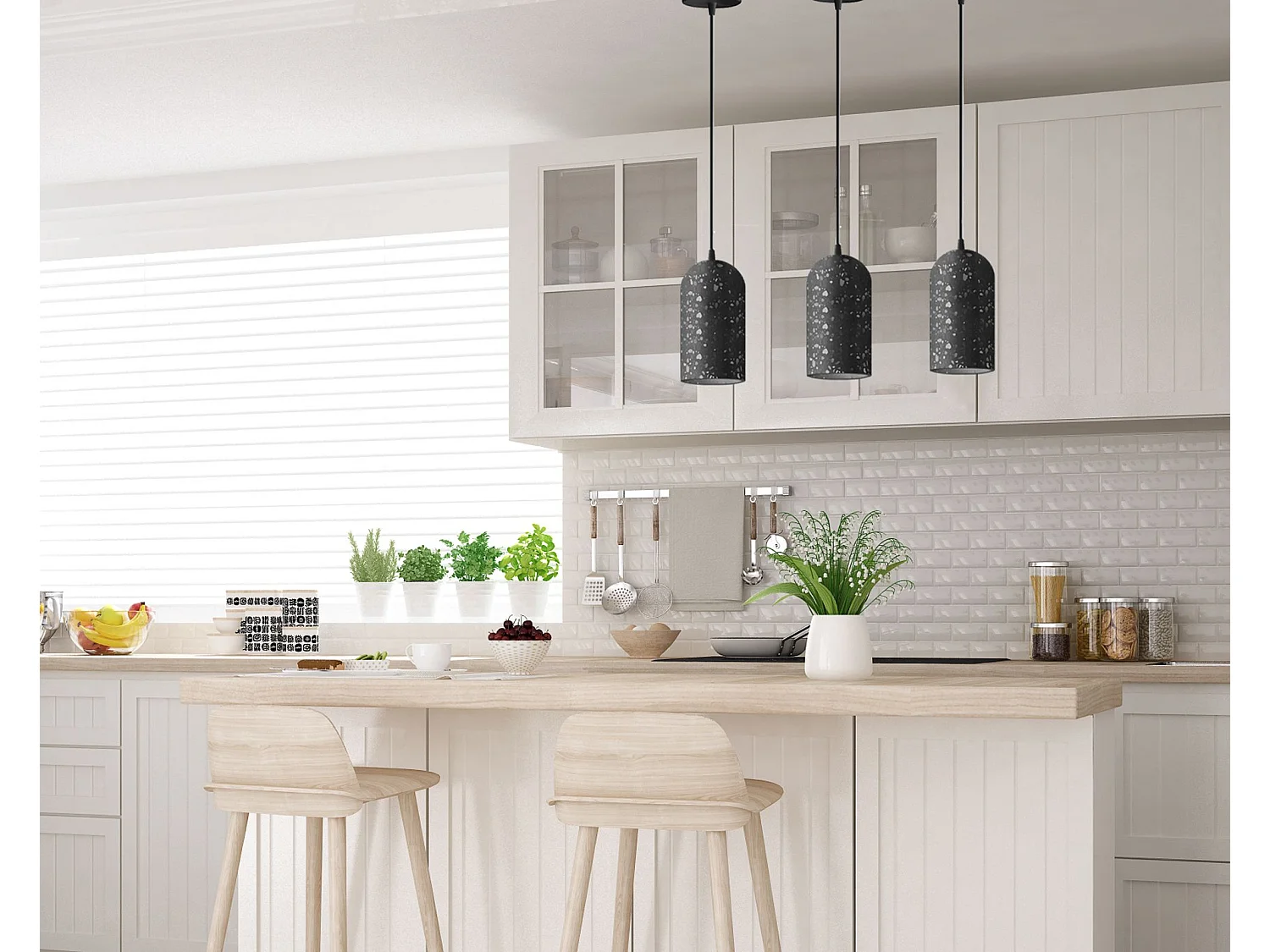 Lampe Suspendue Toolight App997-1Cp Black