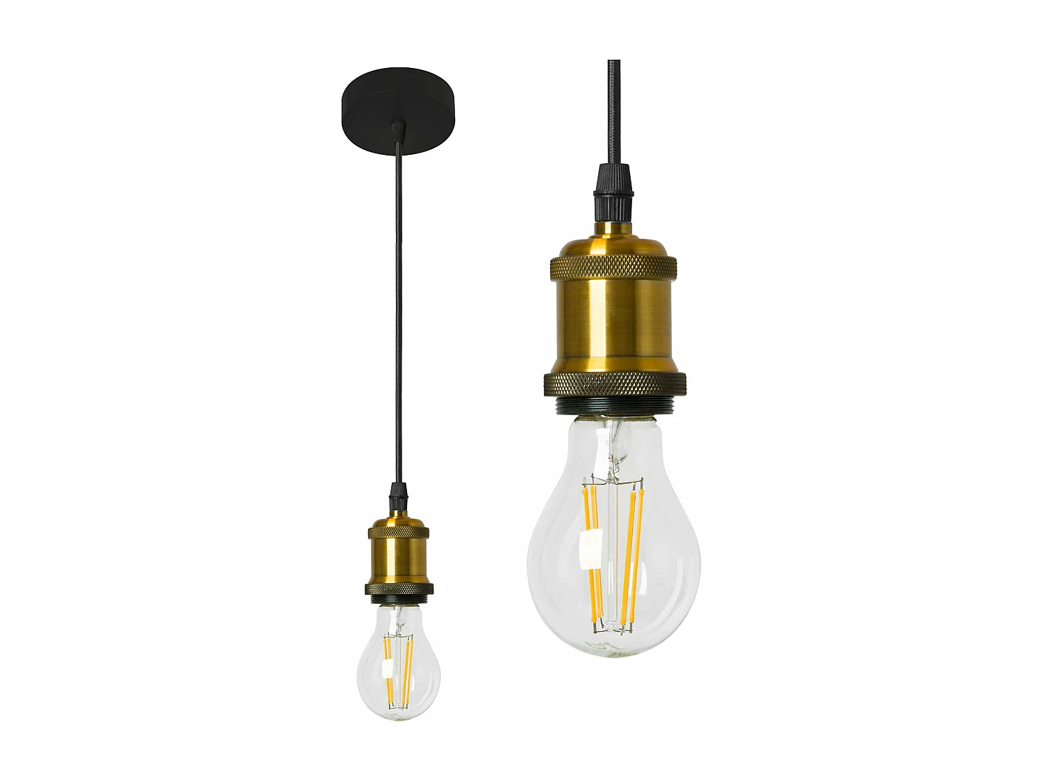 Lampe Suspendue Toolight App005-1Cp Lumo Gold