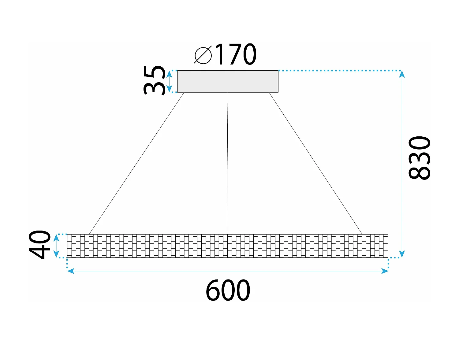 Lampe Suspendue Toolight Led App1511-Cp Chrome