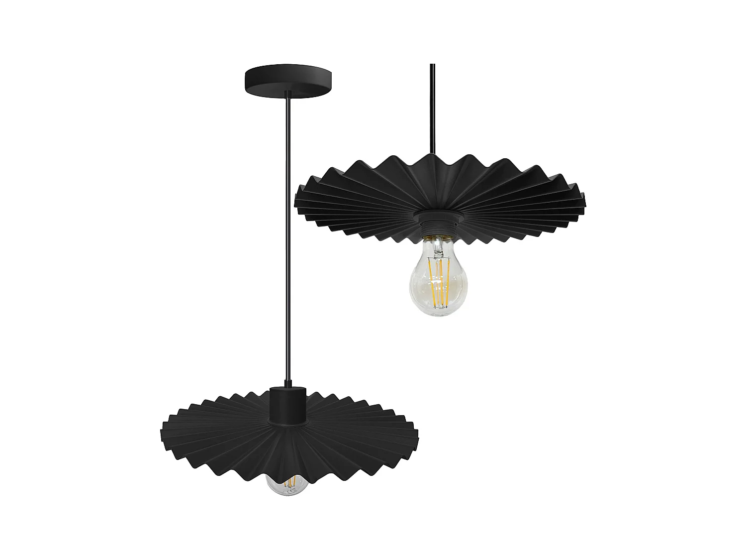 Lampe Suspendue Toolight App1353-1Cp 30Cm Black