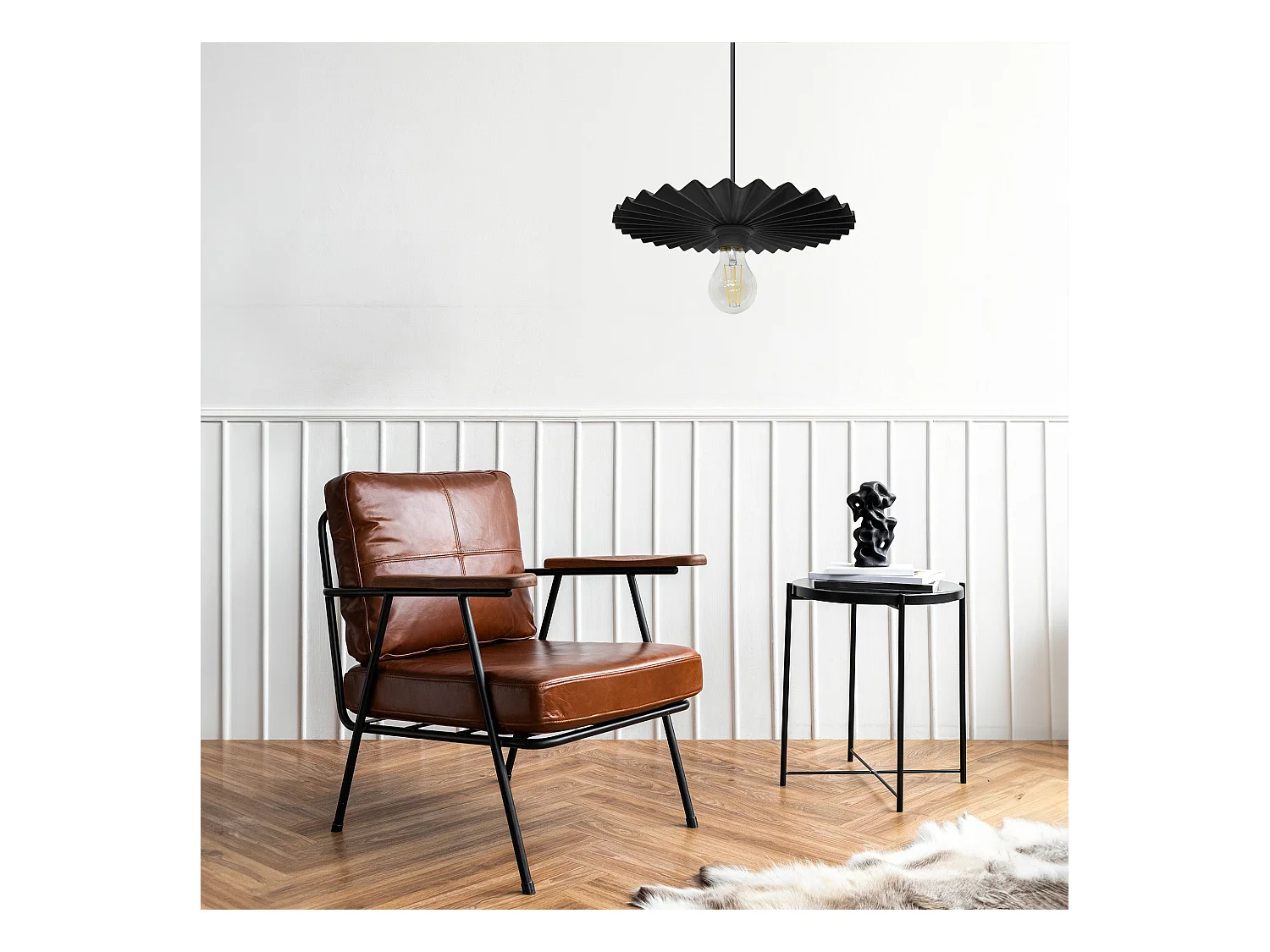 Lampe Suspendue Toolight App1353-1Cp 30Cm Black