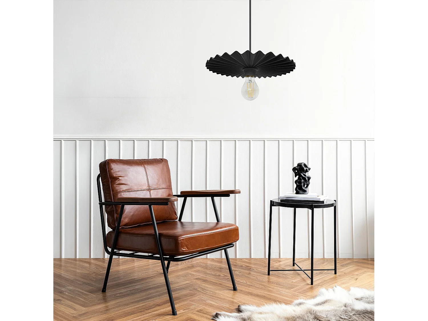 Lampe Suspendue Toolight App1353-1Cp 30Cm Black