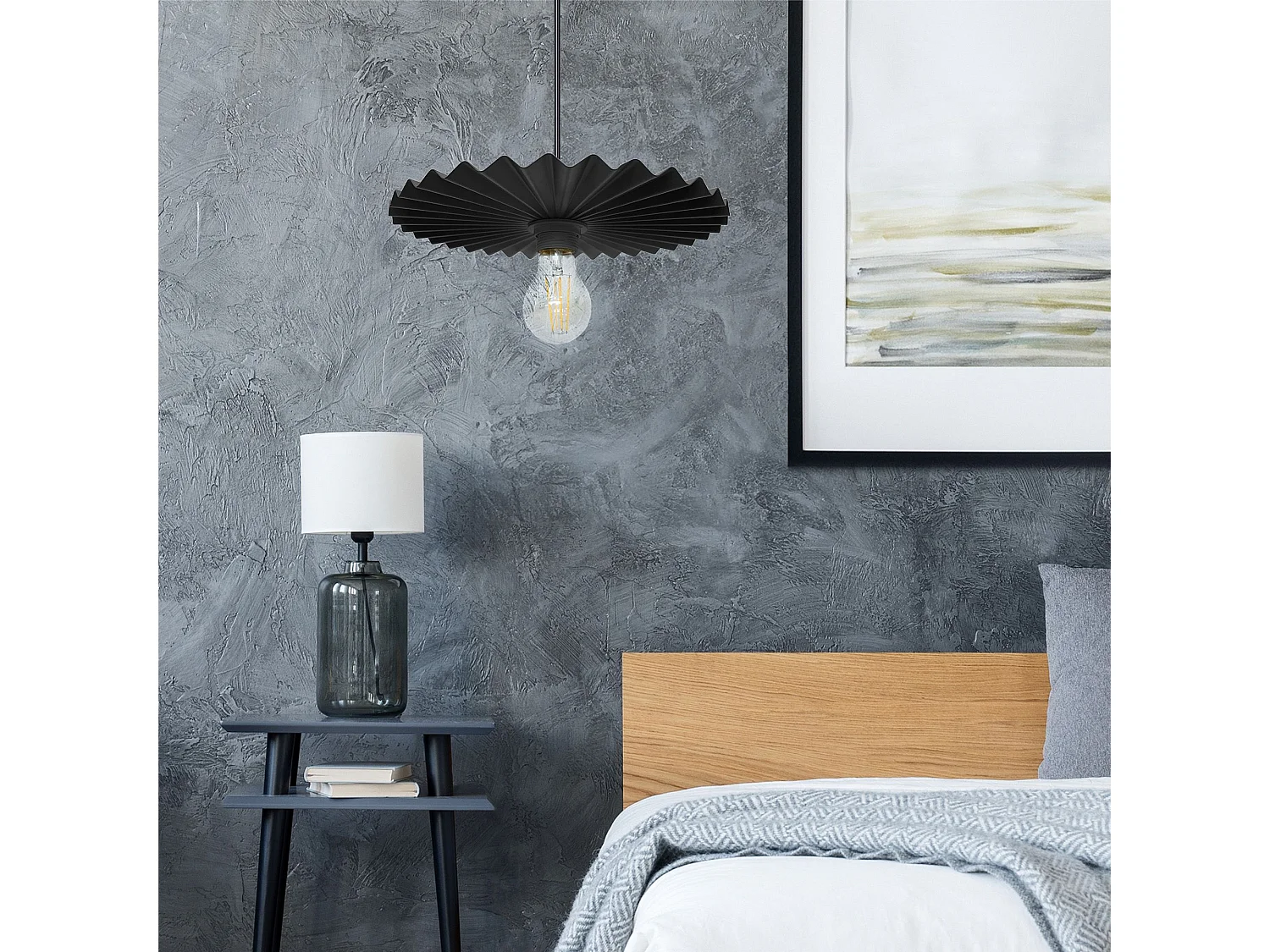 Lampe Suspendue Toolight App1353-1Cp 30Cm Black