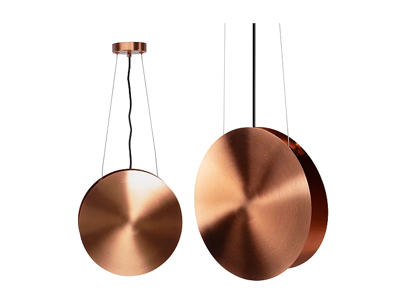 Lampe Suspendue Toolight Led App1378-Cp Black Copper