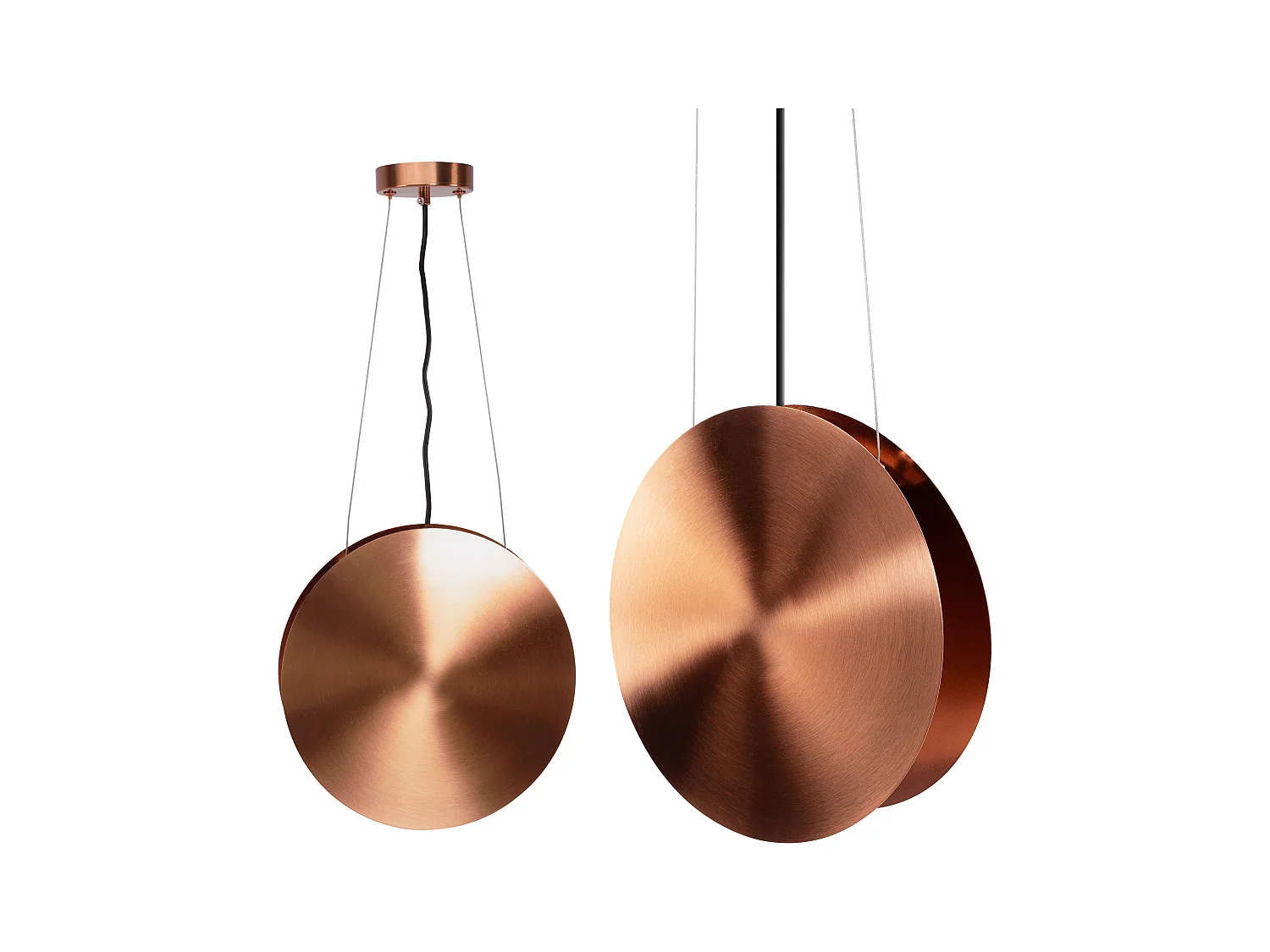 Lampe Suspendue Toolight Led App1378-Cp Black Copper