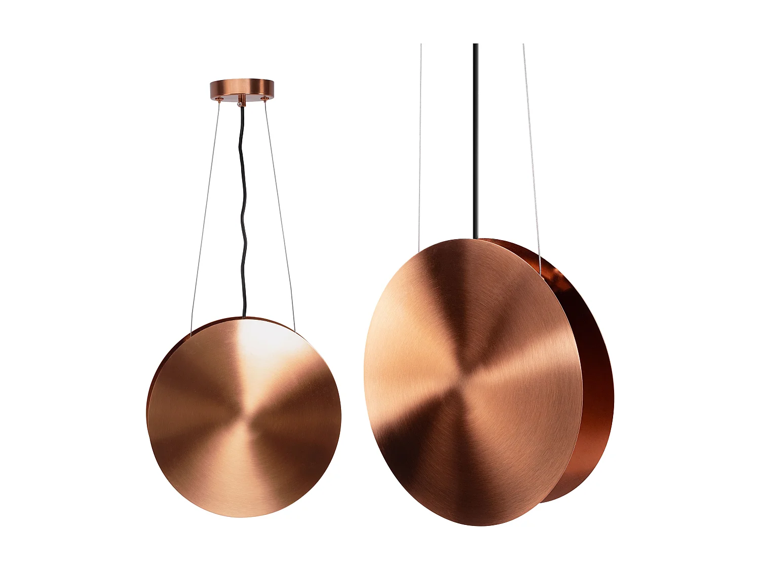 Lampe Suspendue Toolight Led App1378-Cp Black Copper