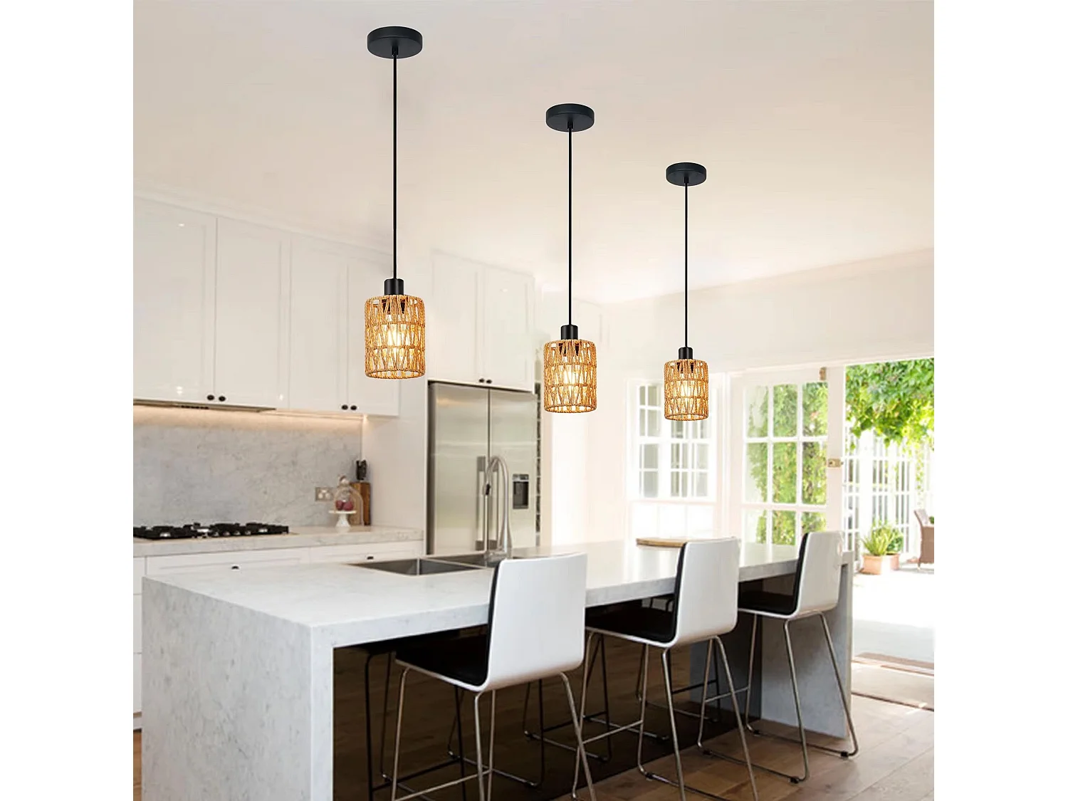 Hanglamp Toolight App1622-1Cp Boho Beige