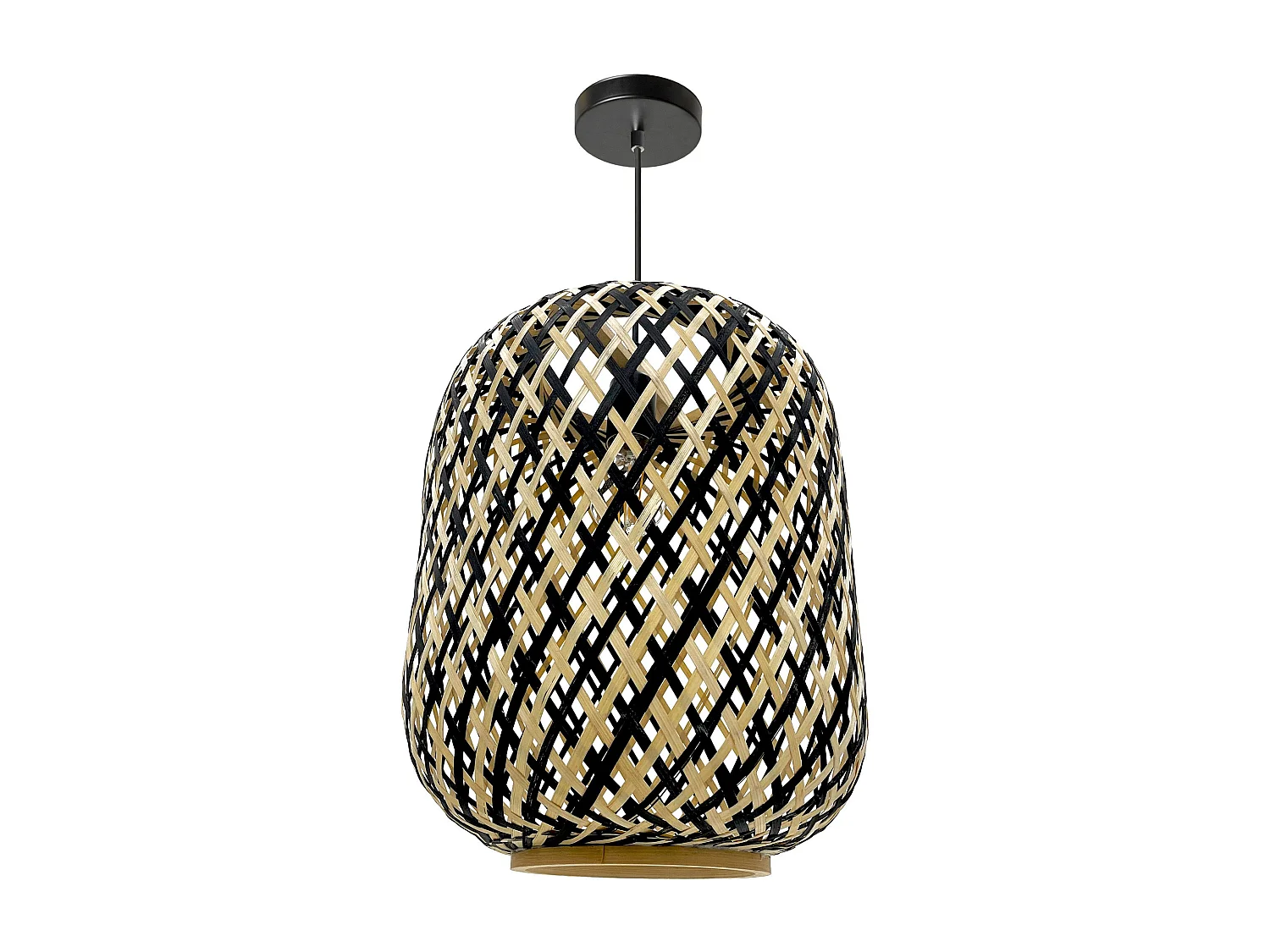 Lampe Suspendue Toolight App1312-1Cp Boho Black