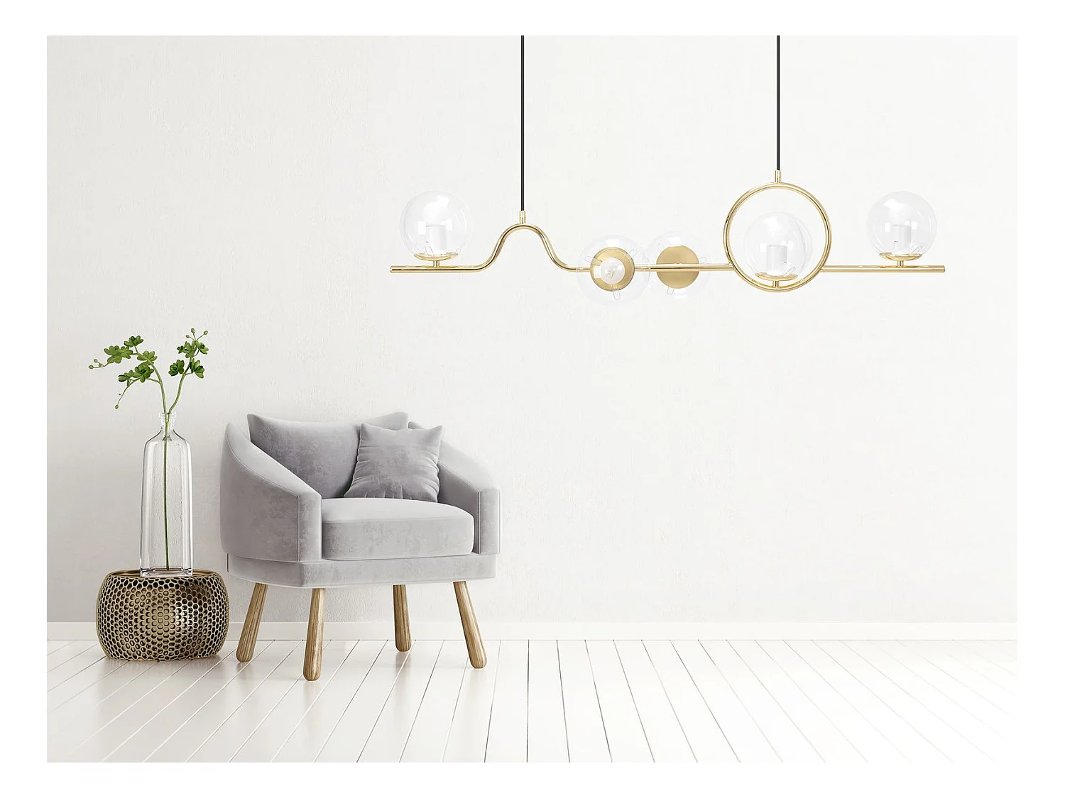 Lampada Toolight App1023-5Cp Gold