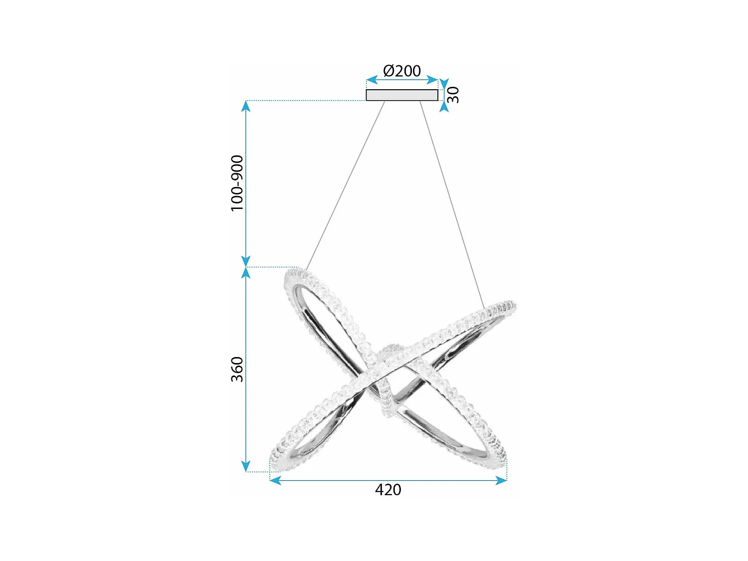 Lampada Toolight Led G035-Cp Gold