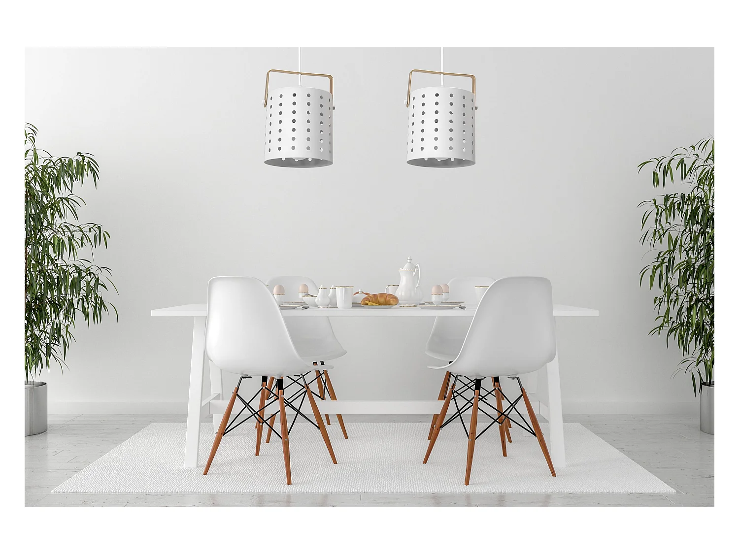 Lámpara Toolight App957-1Cp Round 20Cm White