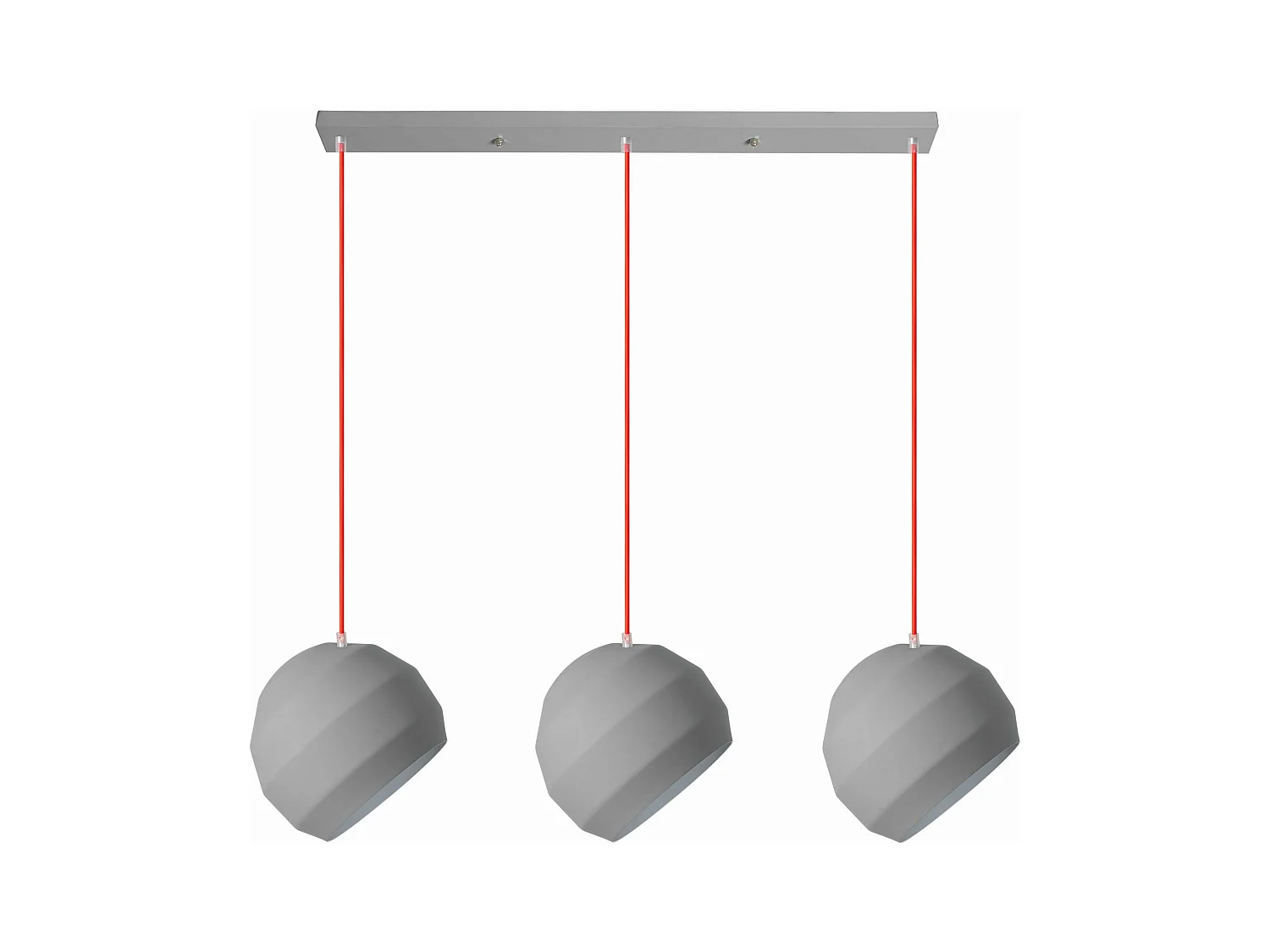 Lampe Suspendue Toolight App384-3Cpr Grey