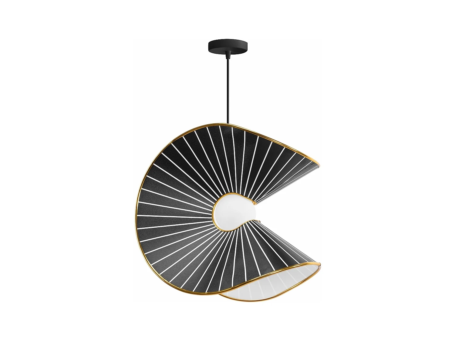 Lampe Suspendue Toolight App1500-1Cp Black Gold