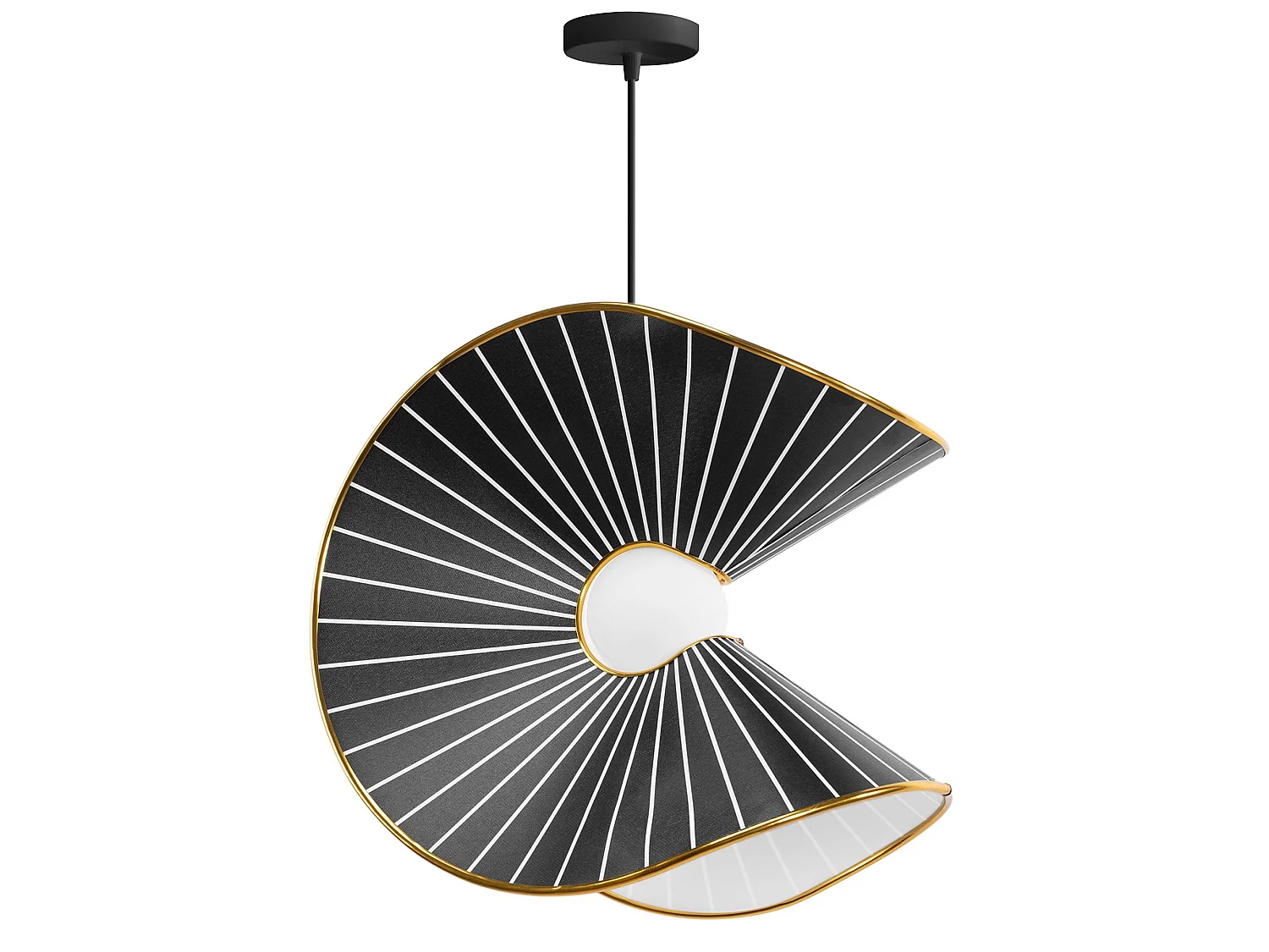 Lampe Suspendue Toolight App1500-1Cp Black Gold