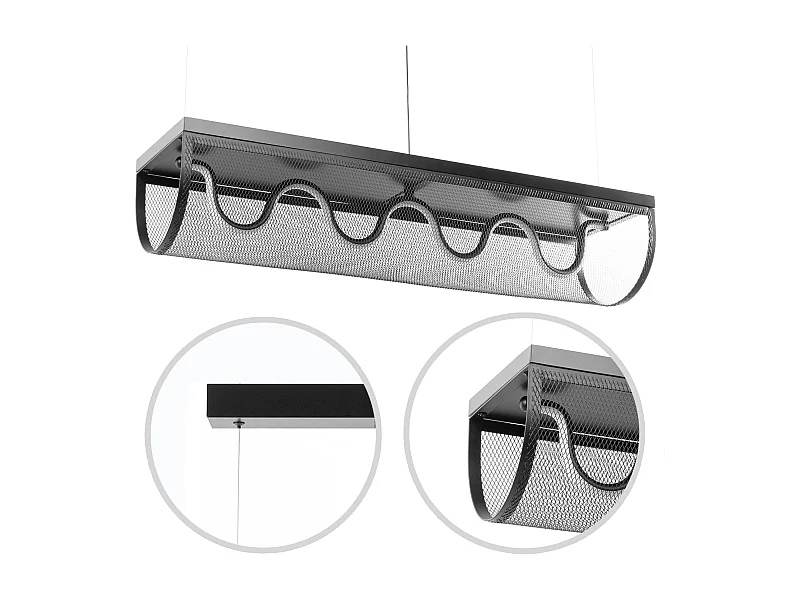 Hanglamp Toolight App1409-Cp Black