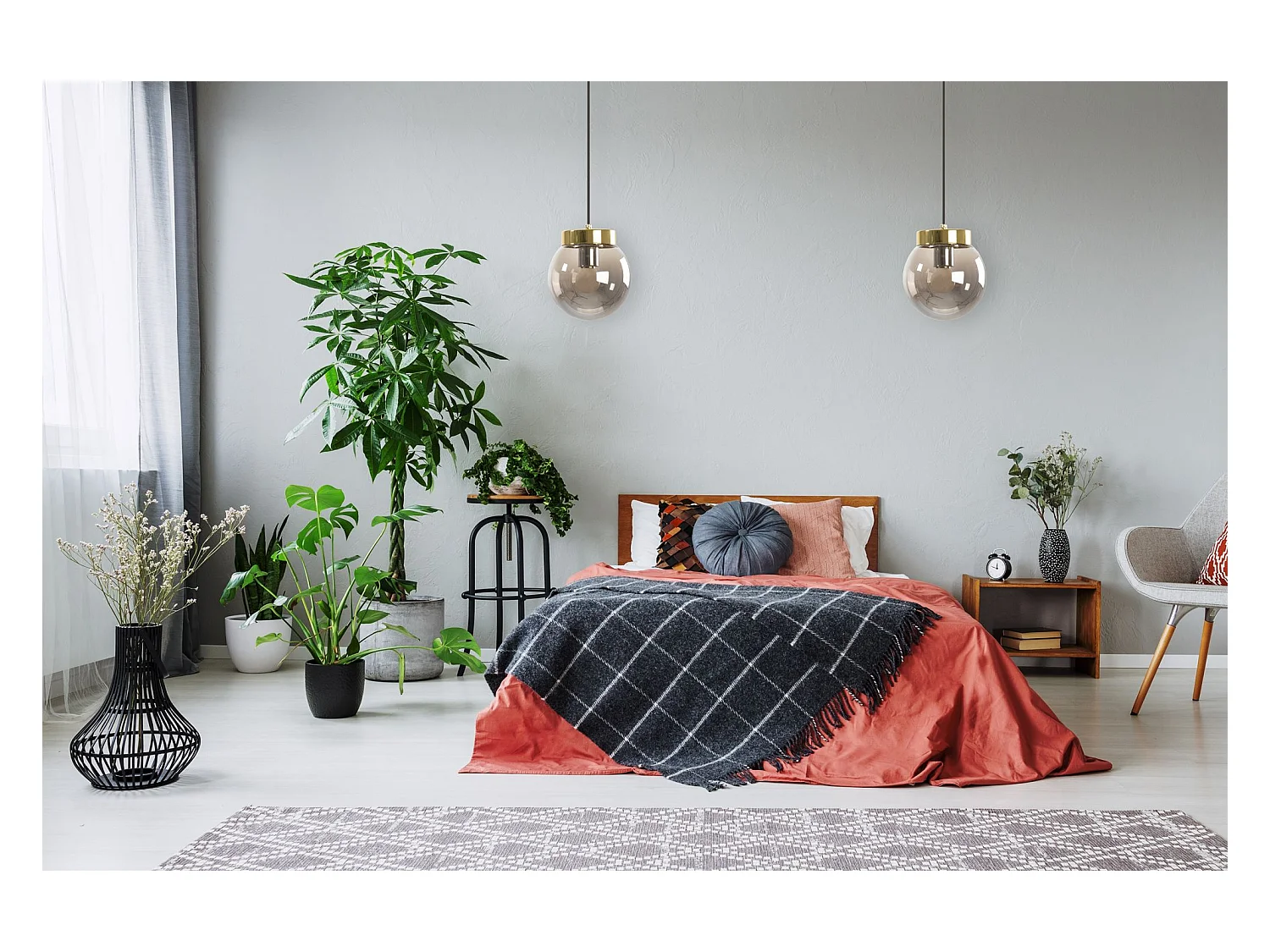 Hängelampe Toolight App1151-1Cp Gold Grey