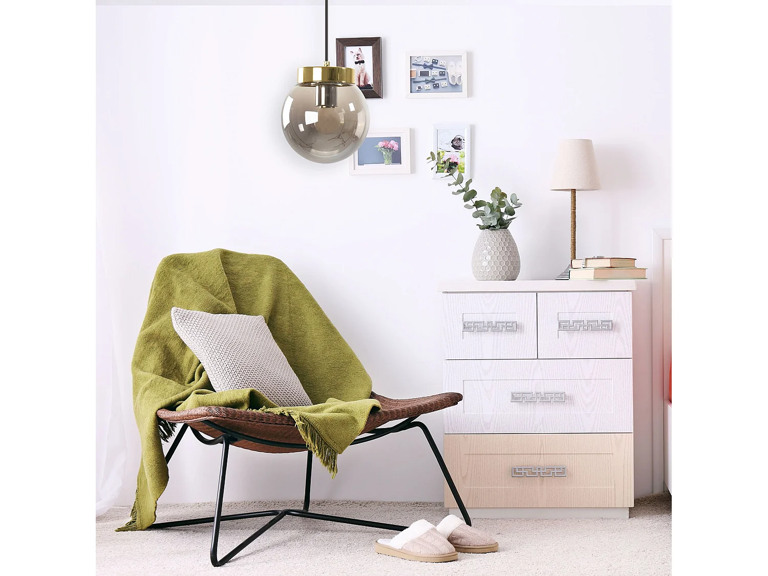 Hanglamp Toolight App1151-1Cp Gold Grey