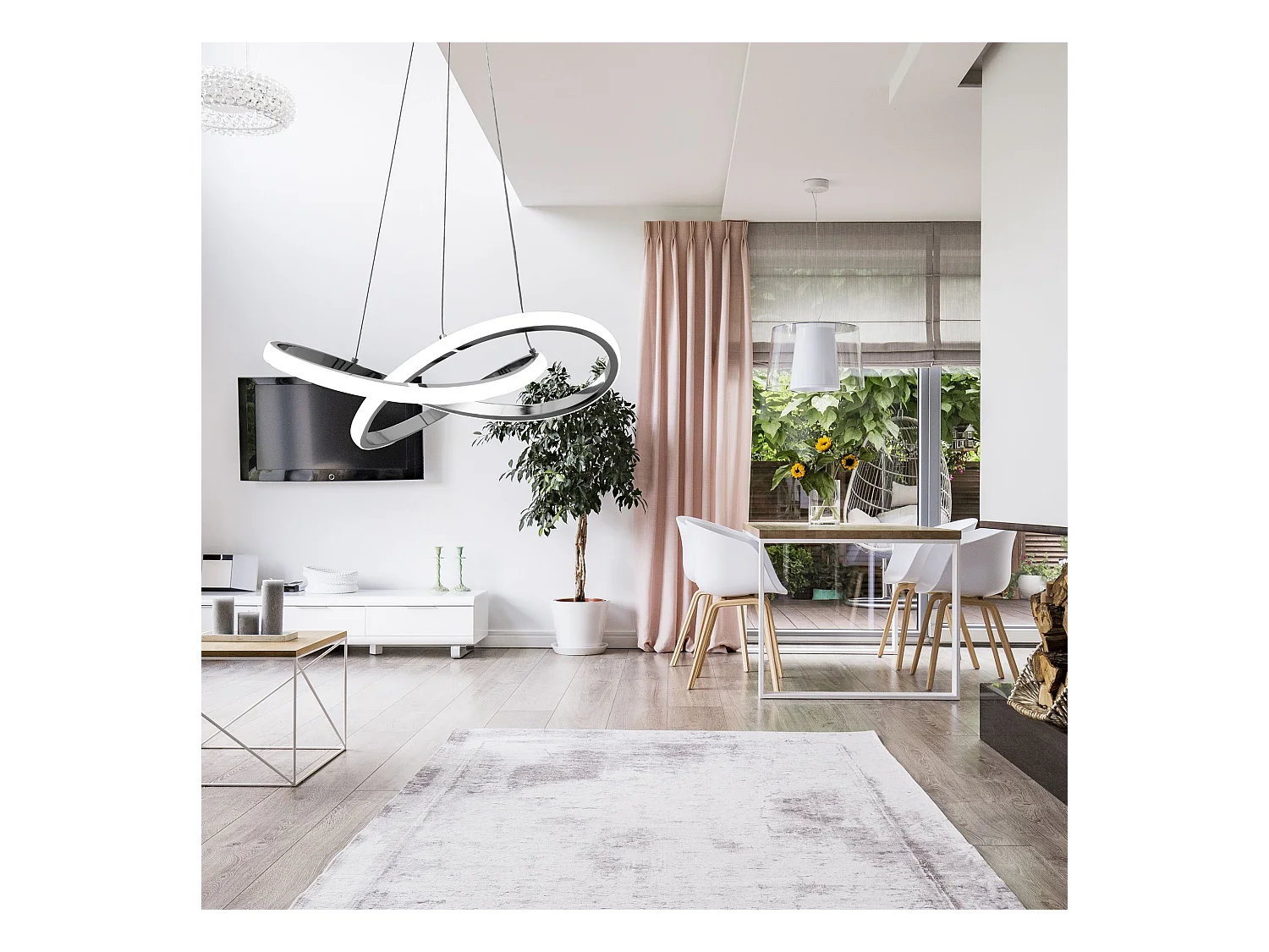 Lampe Suspendue Toolight App389-Cp Chrome