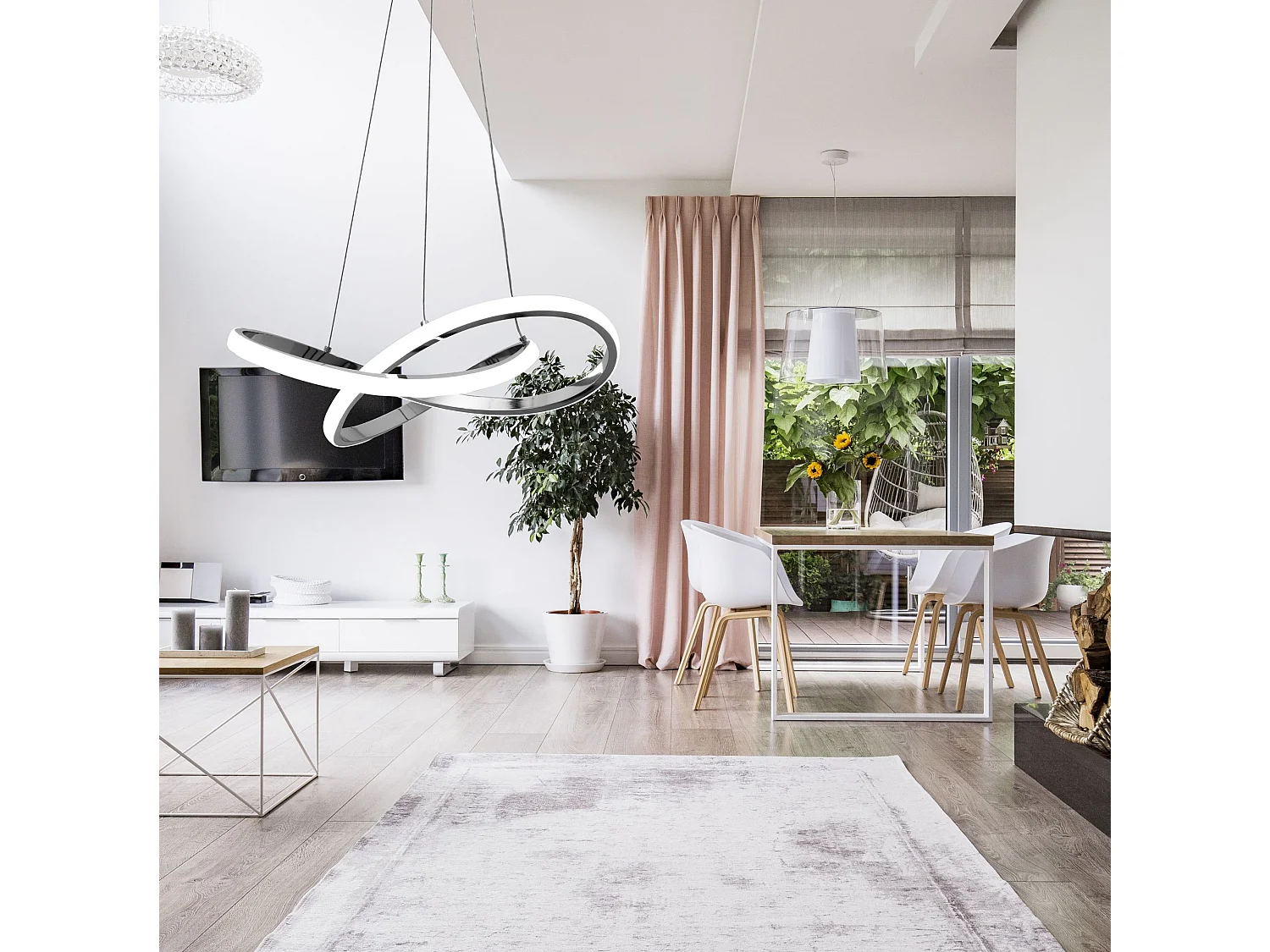 Lampe Suspendue Toolight App389-Cp Chrome