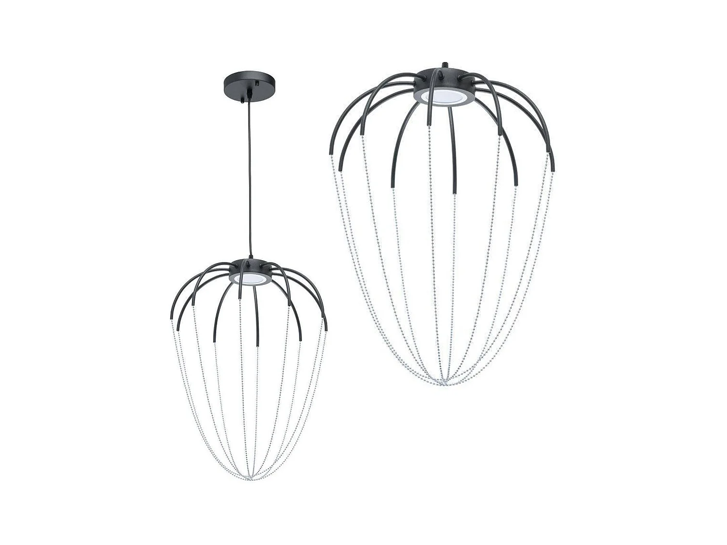 Lampe Suspendue Toolight App1477 Black