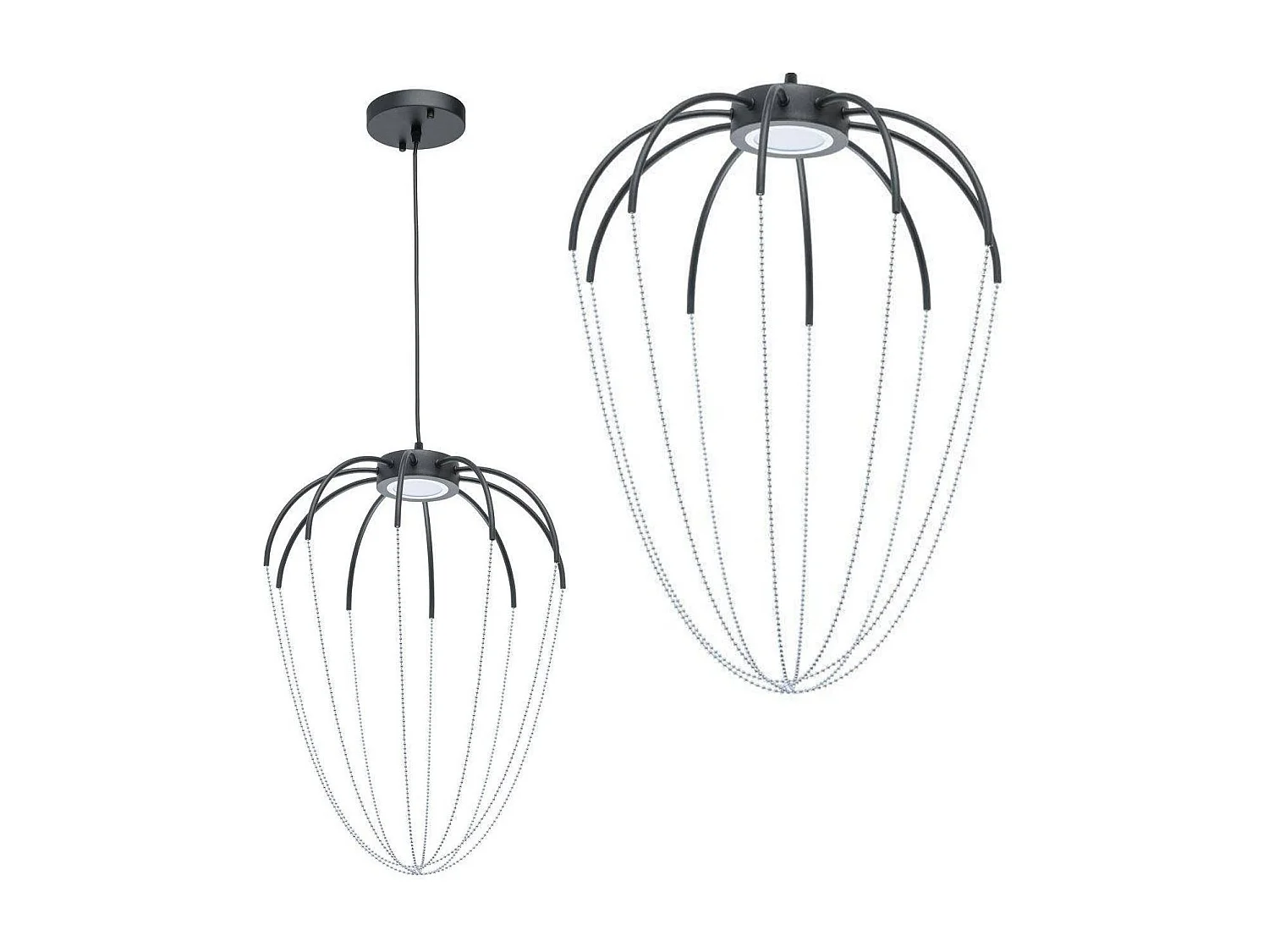 Lampe Suspendue Toolight App1477 Black