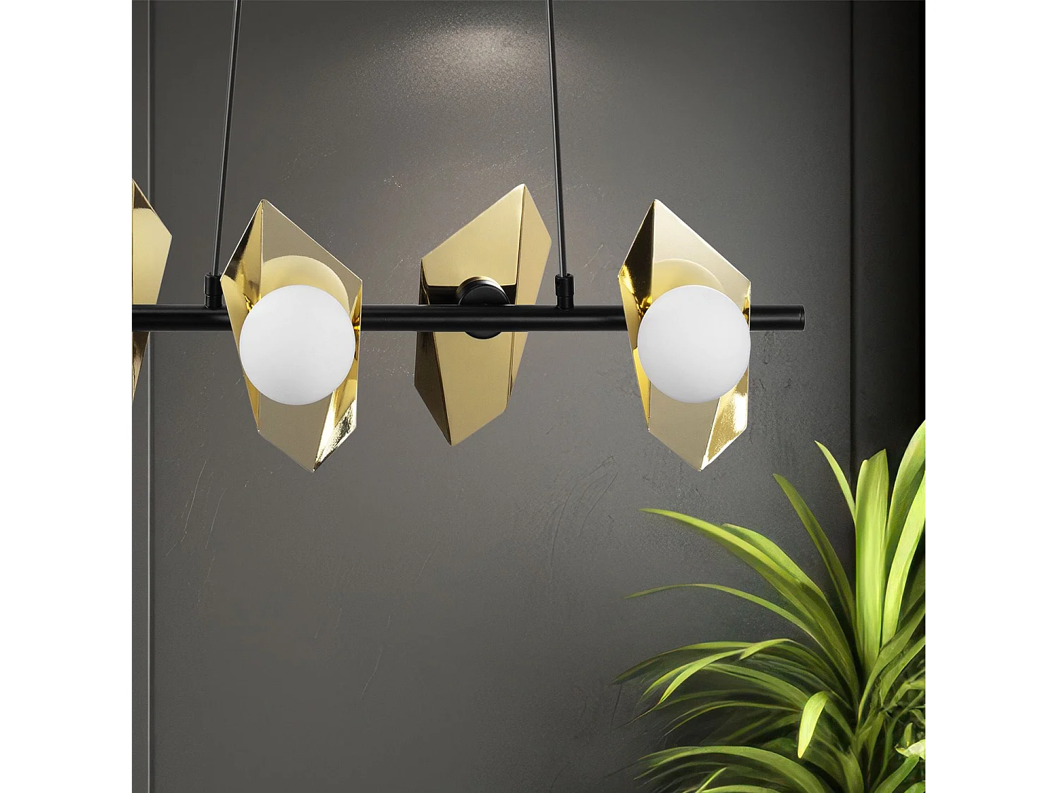 Lampe Suspendue Toolight App1412-Cp Black