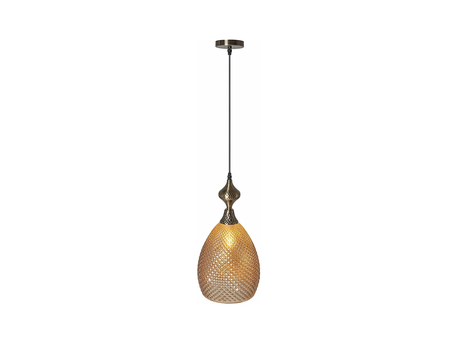 Hanglamp Toolight App432-1Cp Amber Beige