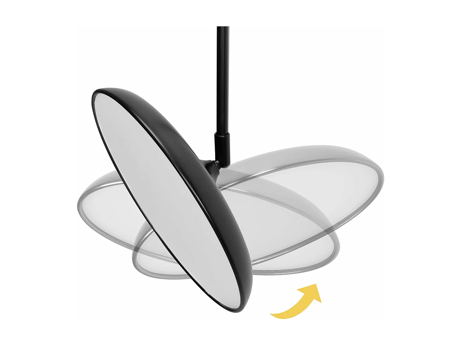 Lampe Suspendue Toolight Led App1280-Cp Black