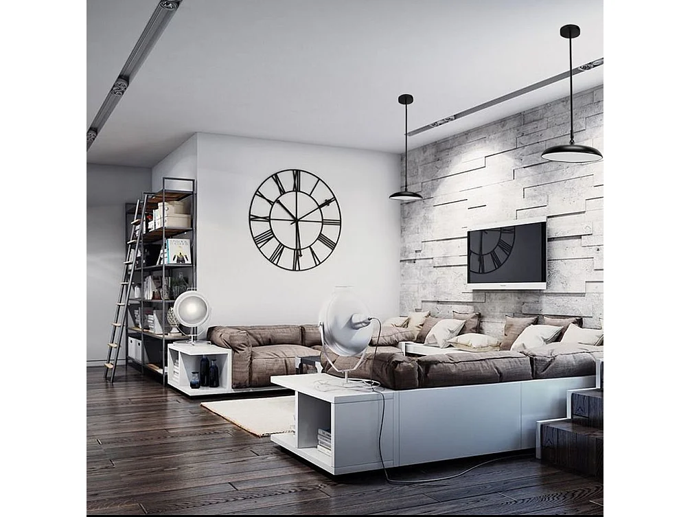 Lampe Suspendue Toolight Led App1280-Cp Black