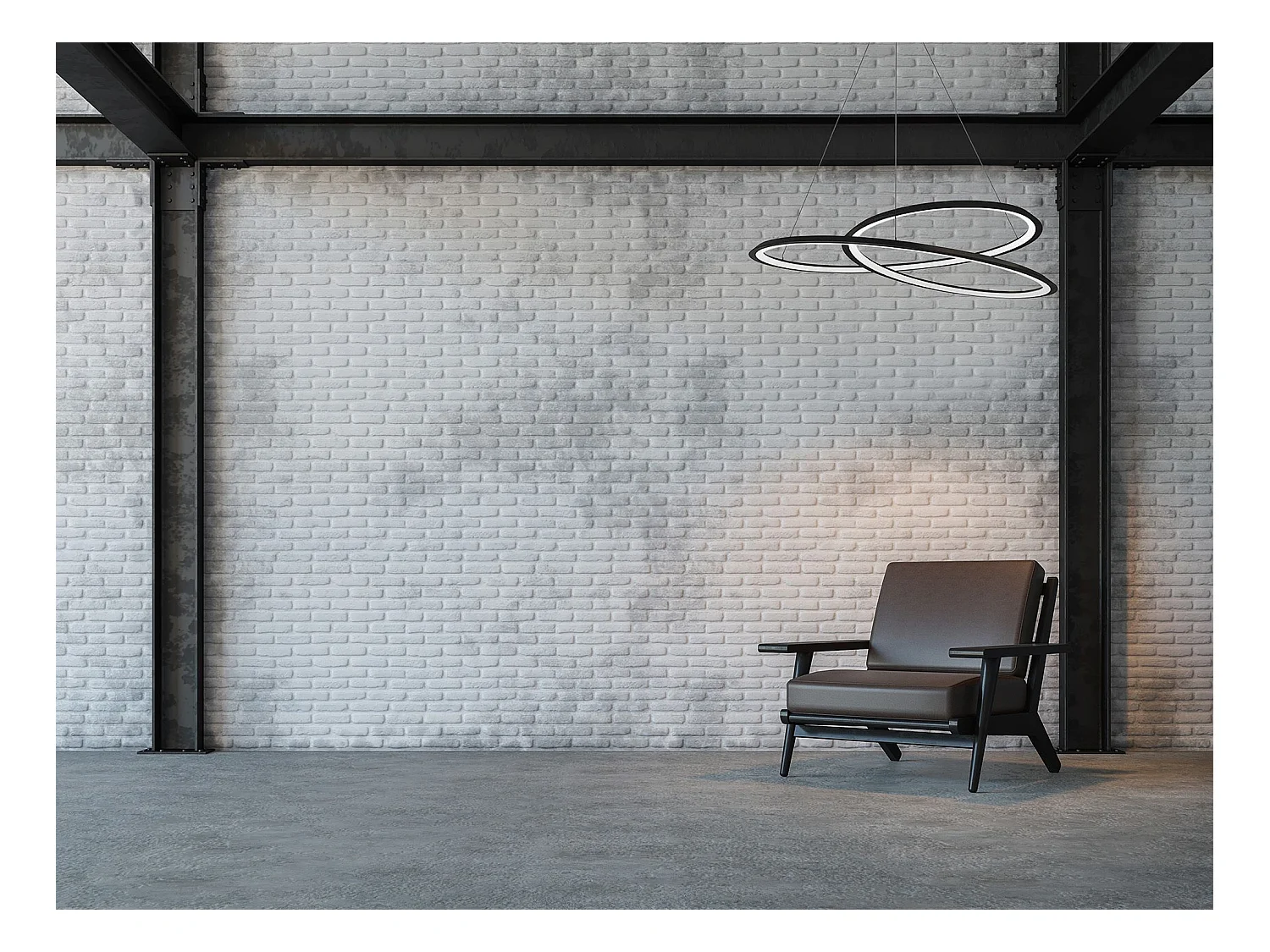 Lampe Suspendue Toolight App1194-Cp Black