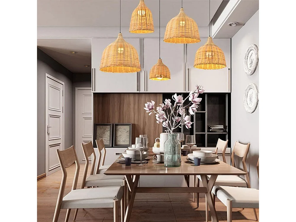 Lampe Suspendue Toolight App1645-1Cp Boho Beige