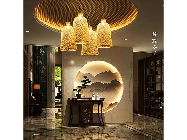 Lampe Suspendue Toolight App1627-1Cp Boho Beige