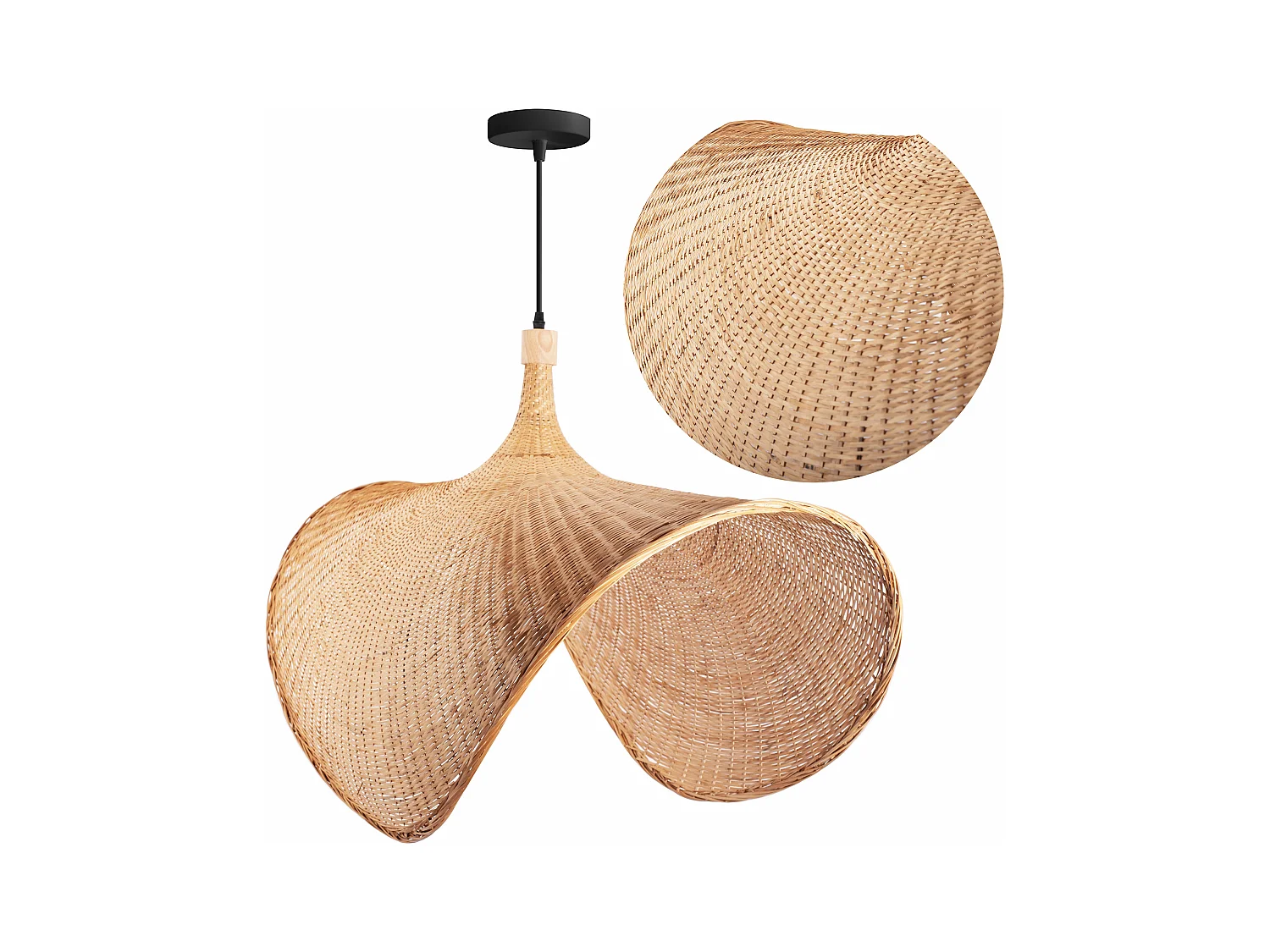 Lampe Suspendue Toolight App1641-1Cp 50Cm Beige