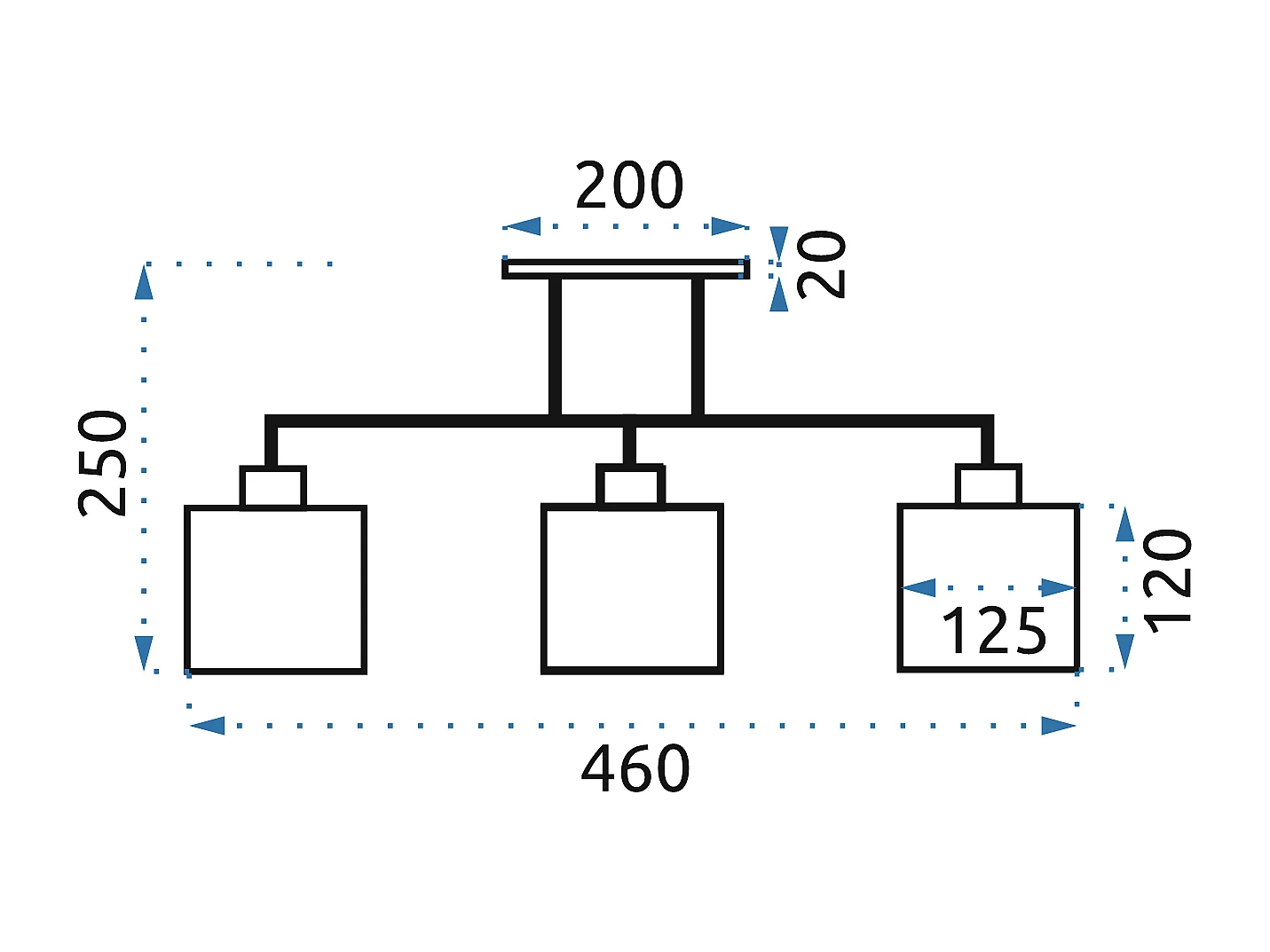 Candeeiro Suspenso Toolight 392228 Glamour Grey