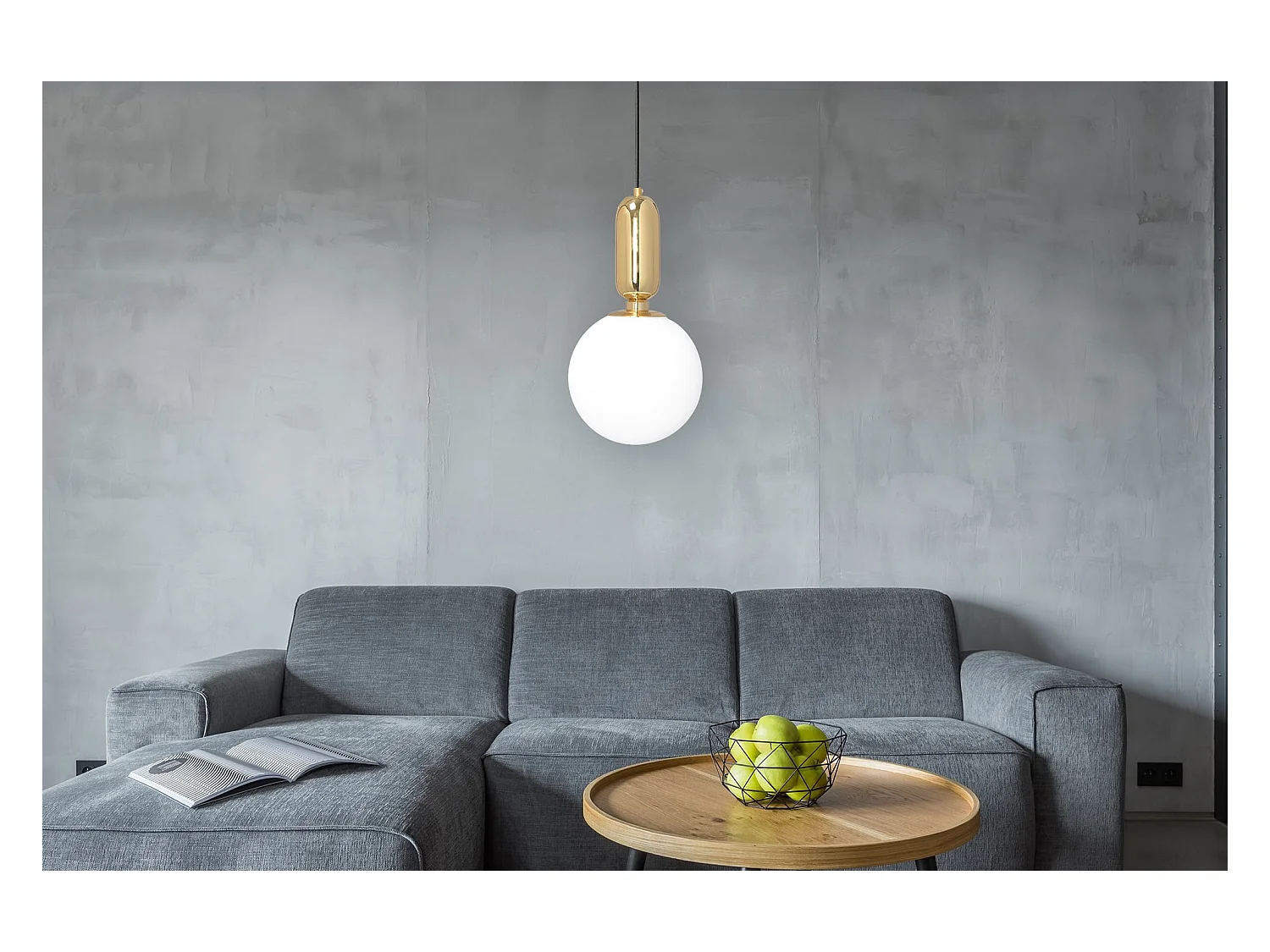 Lampe Suspendue Toolight App474-1Cp Gold