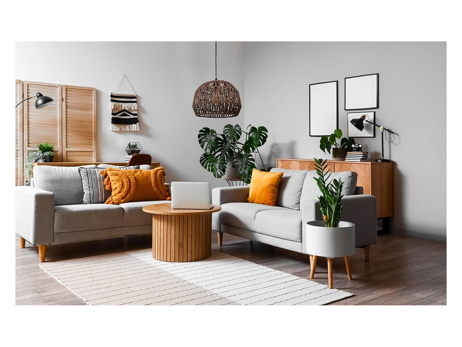 Lampe Suspendue Toolight App1292-1Cp Boho Brown