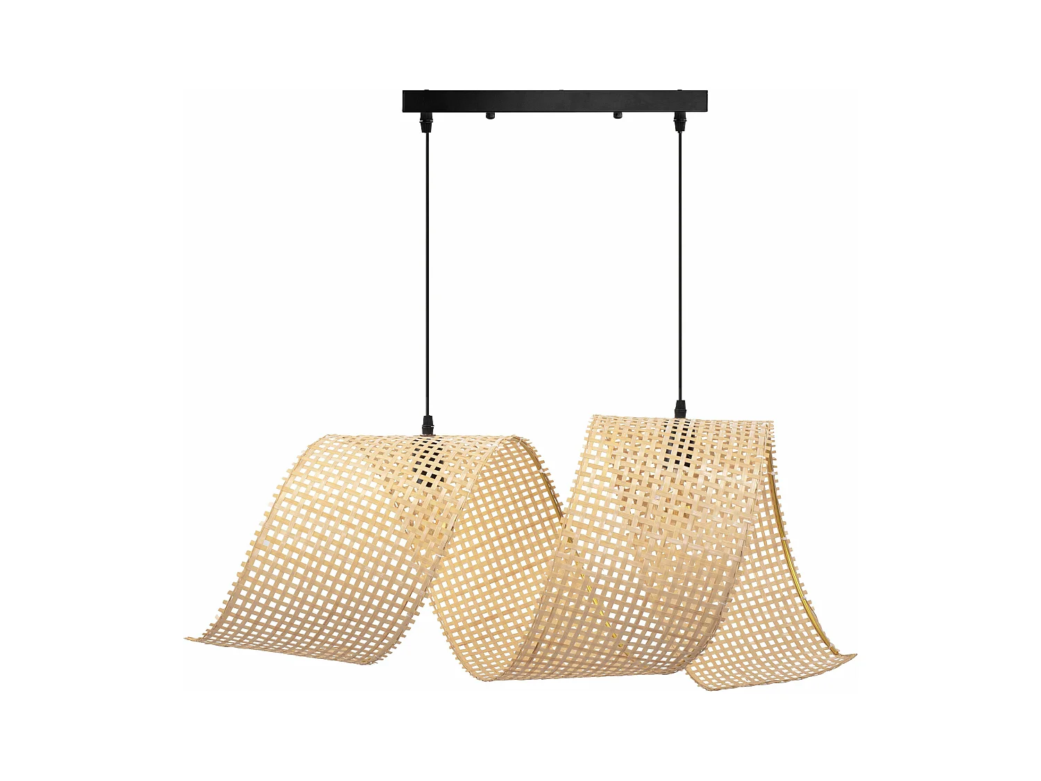 Hanglamp Toolight App1644-2Cp Spiral Boho 85Cm Beige