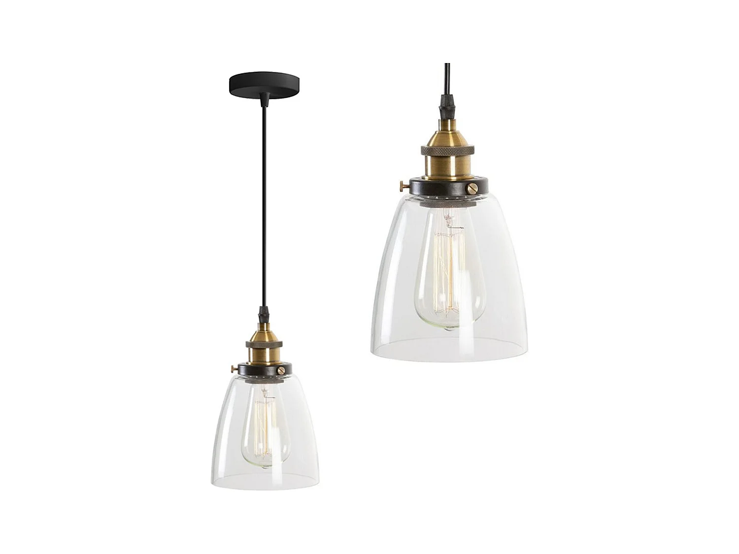 Hanglamp Toolight App048-1Cp Verto D Transparent