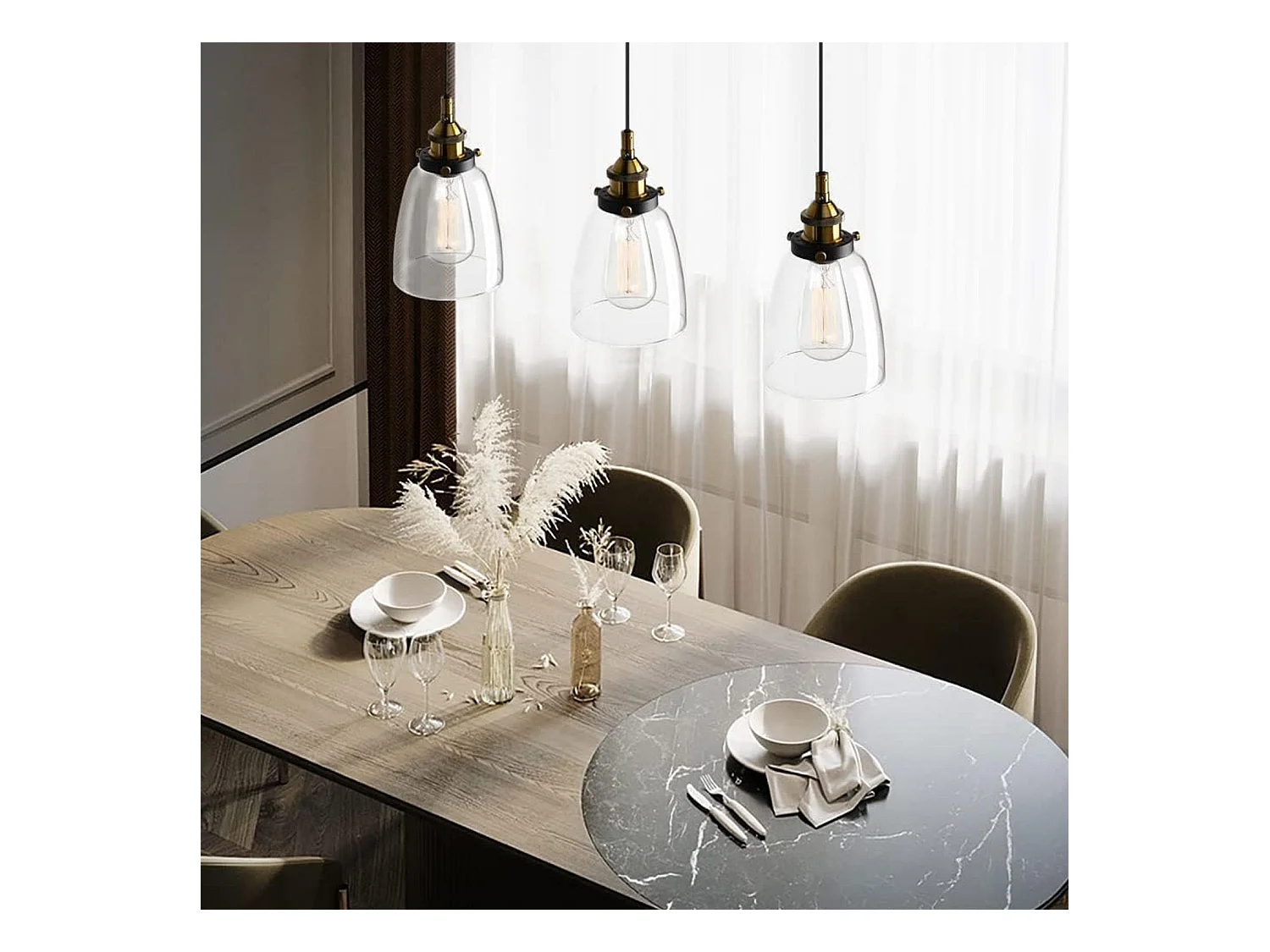 Lampe Suspendue Toolight App048-1Cp Verto D Transparent