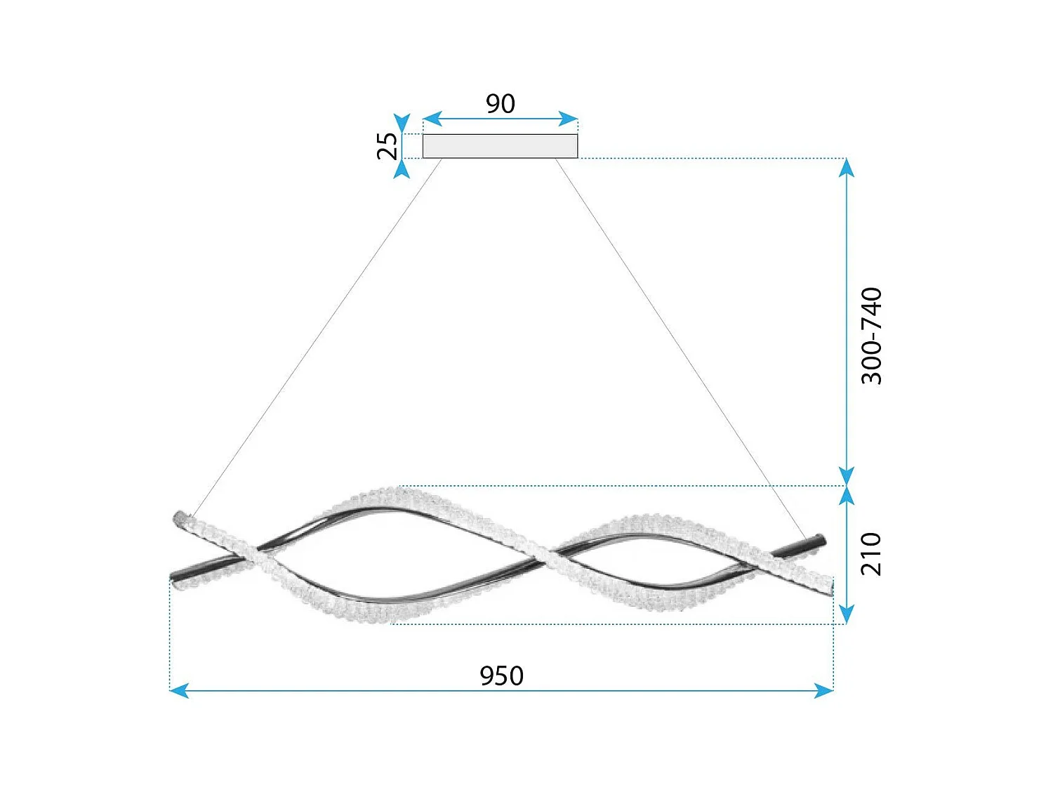 Lampada Toolight Led G033-Cp Gold