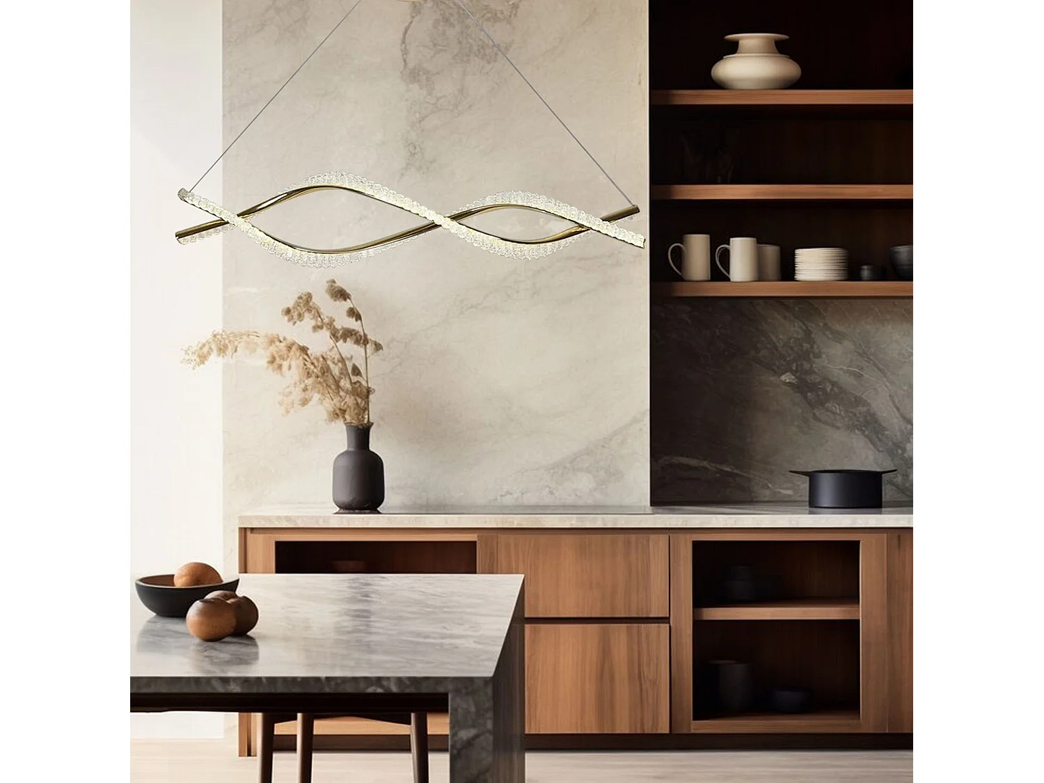 Lampe Suspendue Toolight Led G033-Cp Gold