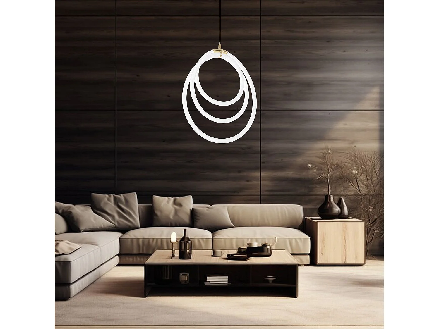 Lampe Suspendue Toolight Led G016-Cp Gold