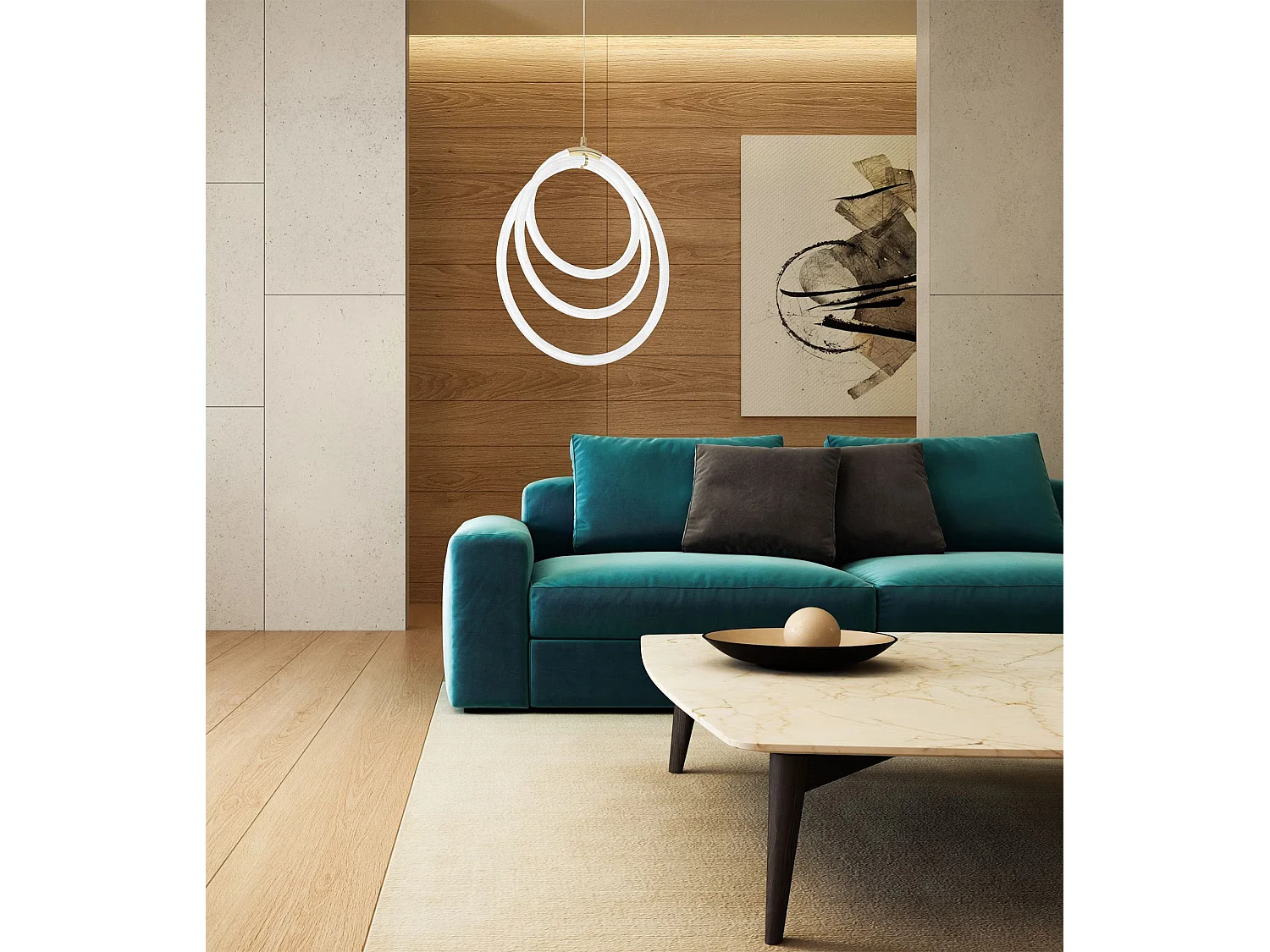 Lampe Suspendue Toolight Led G016-Cp Gold