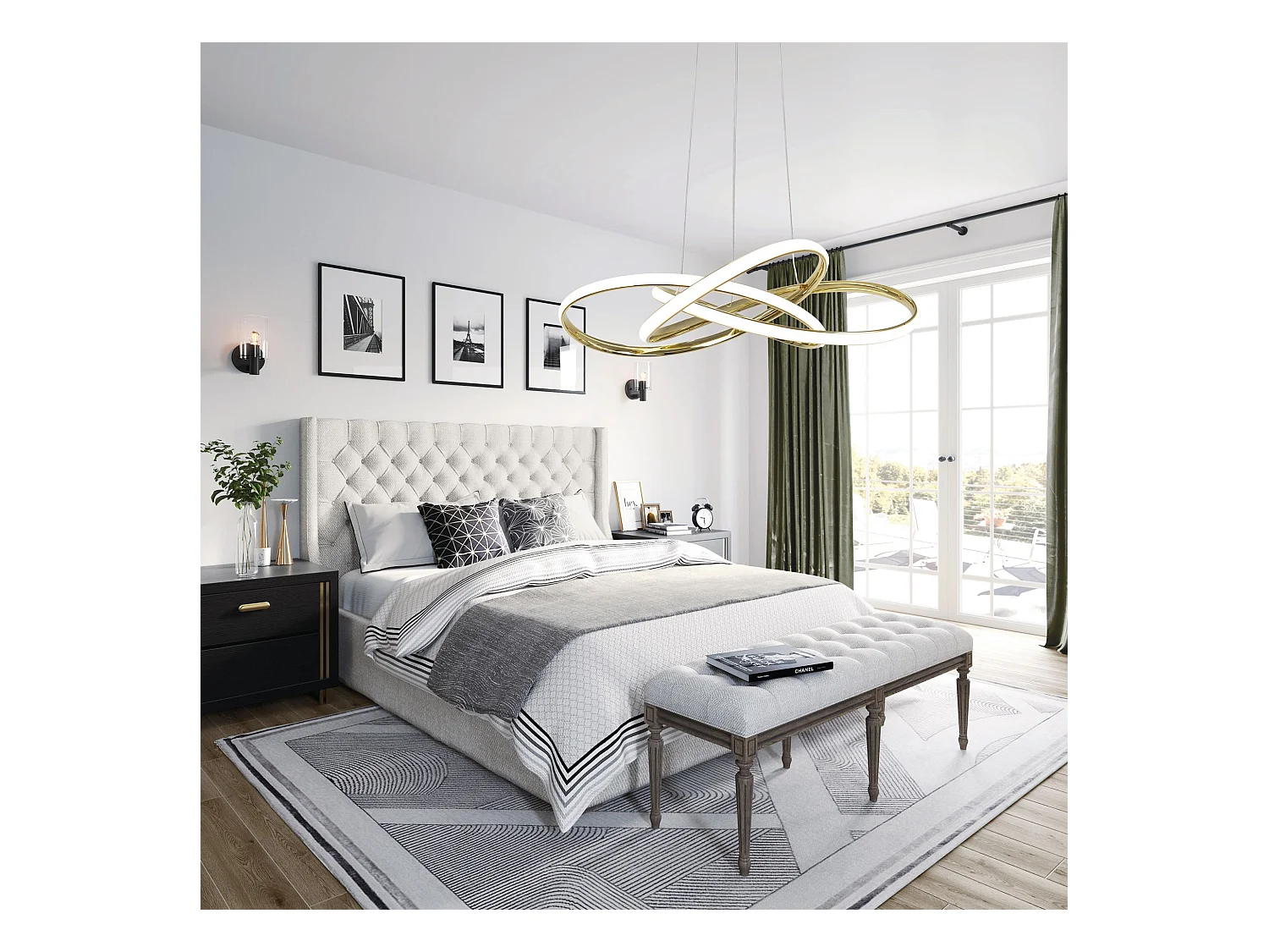 Hängelampe Toolight Led App815-Cp Node Gold