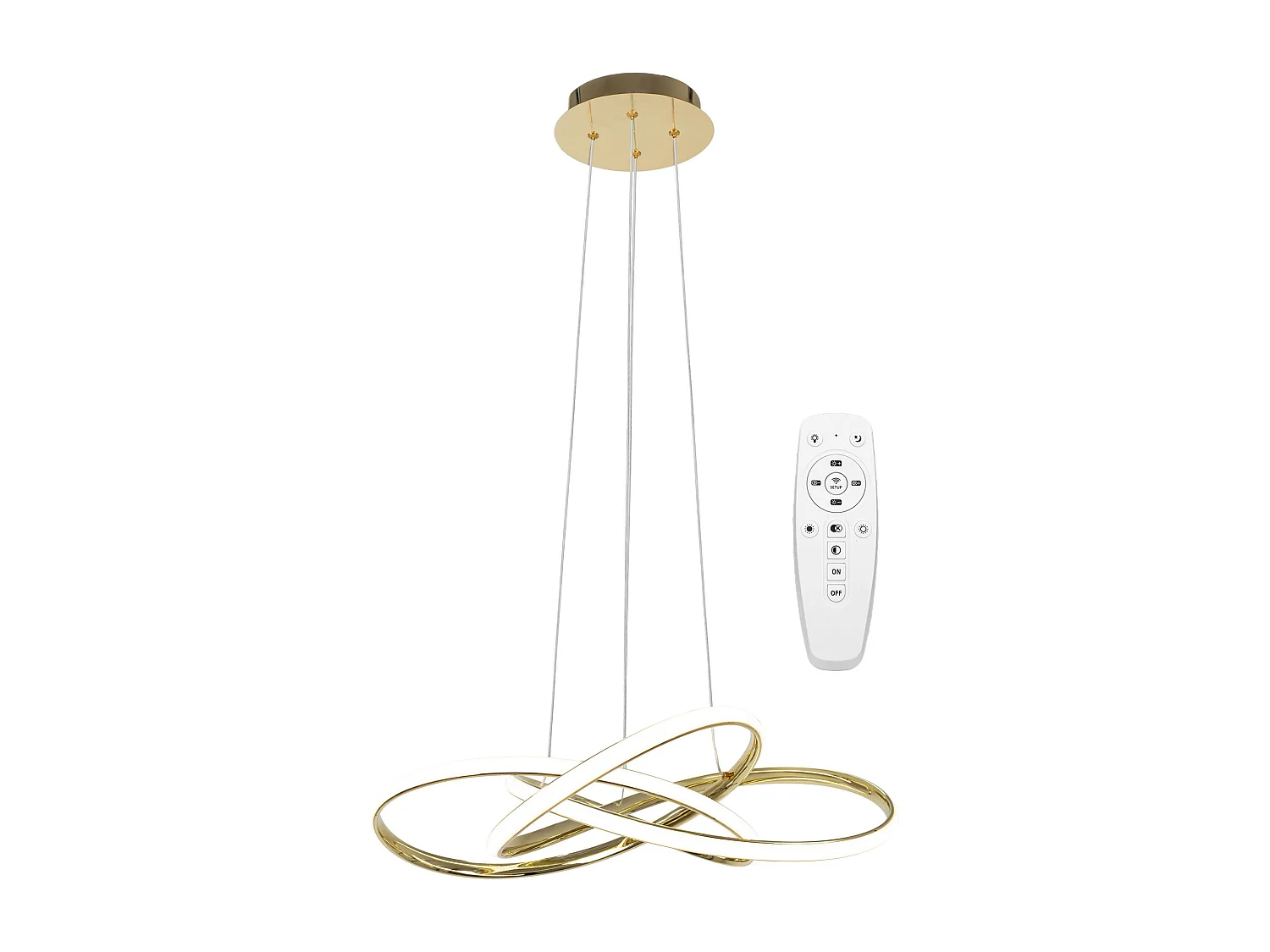 Lampe Suspendue Toolight Led App815-Cp Node Gold